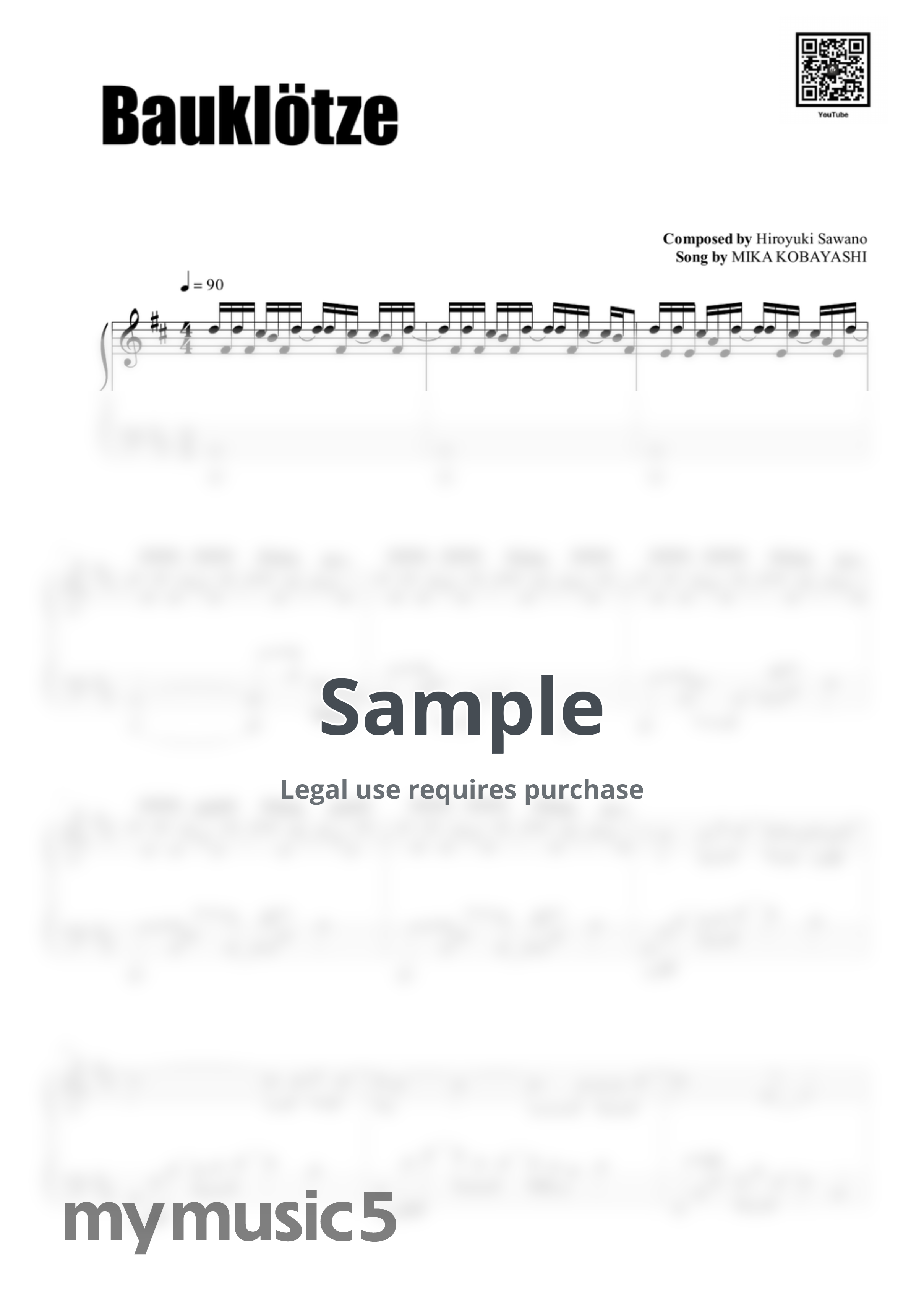 Hiroyuki Sawano - Bauklötze by HANPPYEOMPIANO