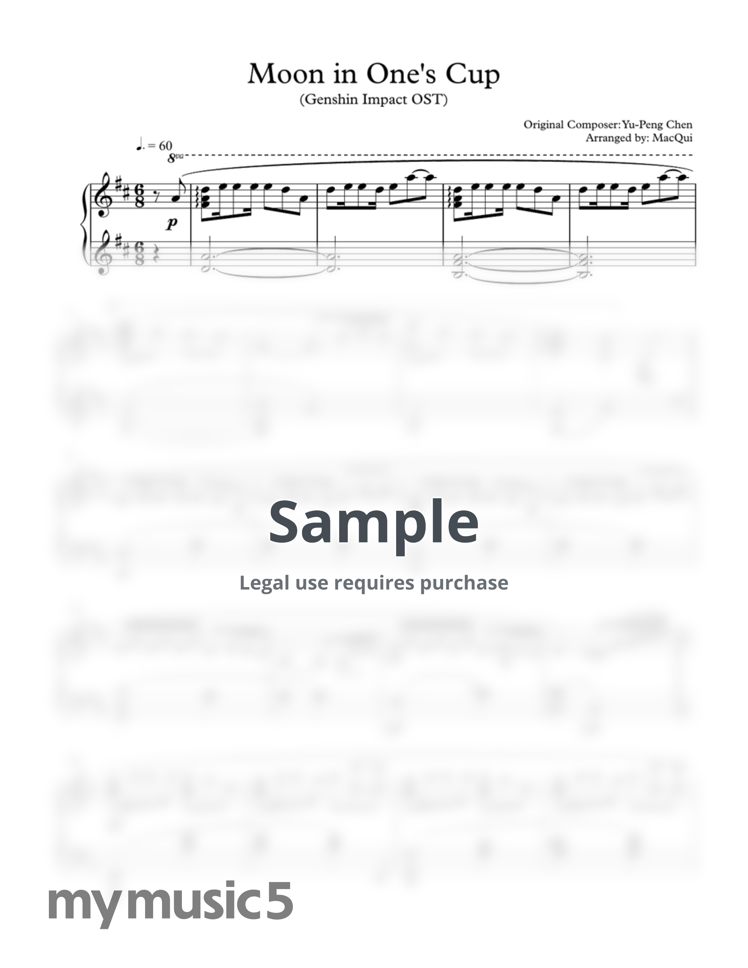 Yu-Peng Chen - Moon in One's Cup by MacQui