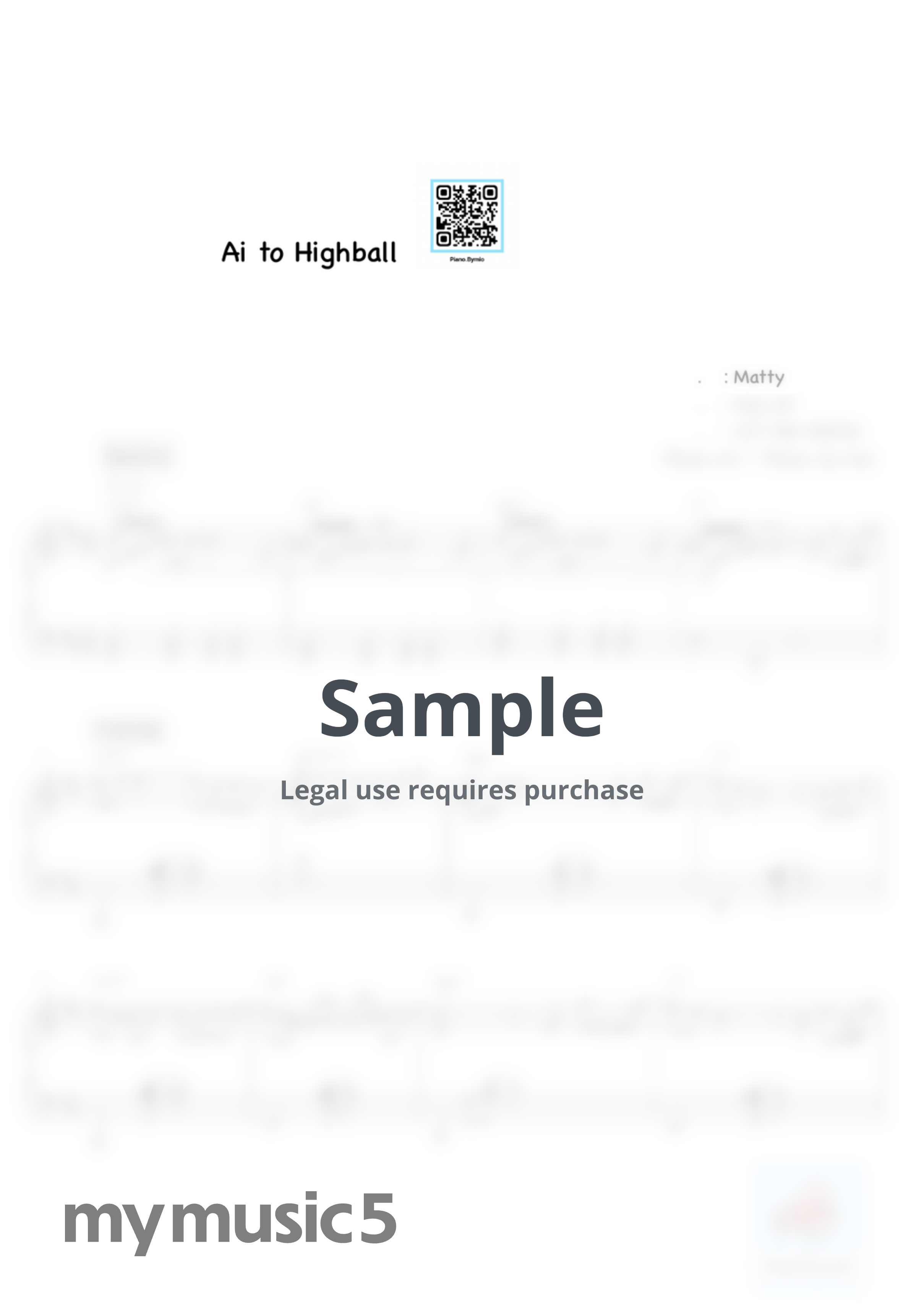 LET ME KNOW - 偽愛とハイボール（Ai to Highball) by Piano. by mio