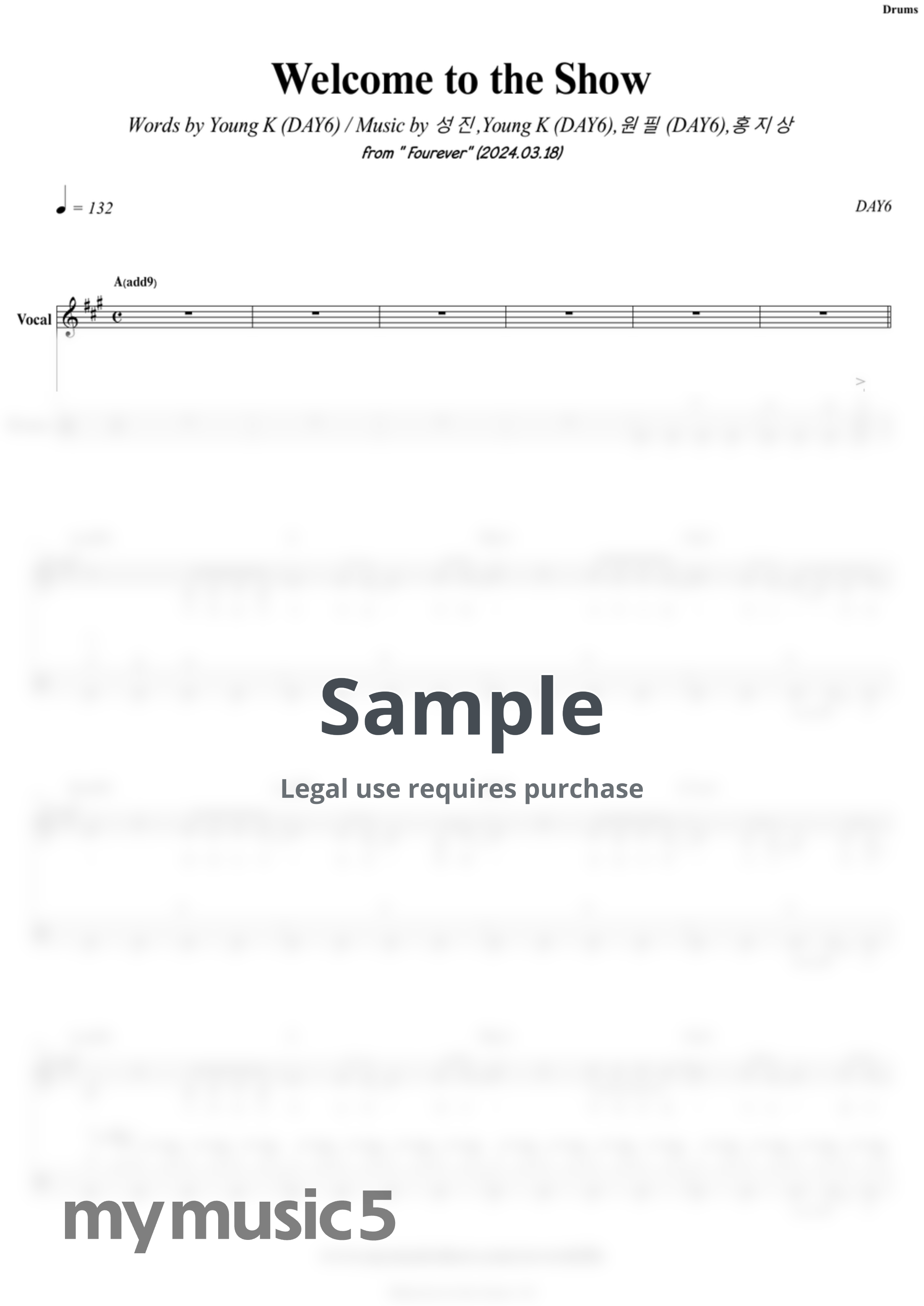 DAY6 (데이식스) - Welcome to the Show by COVER SKILLS
