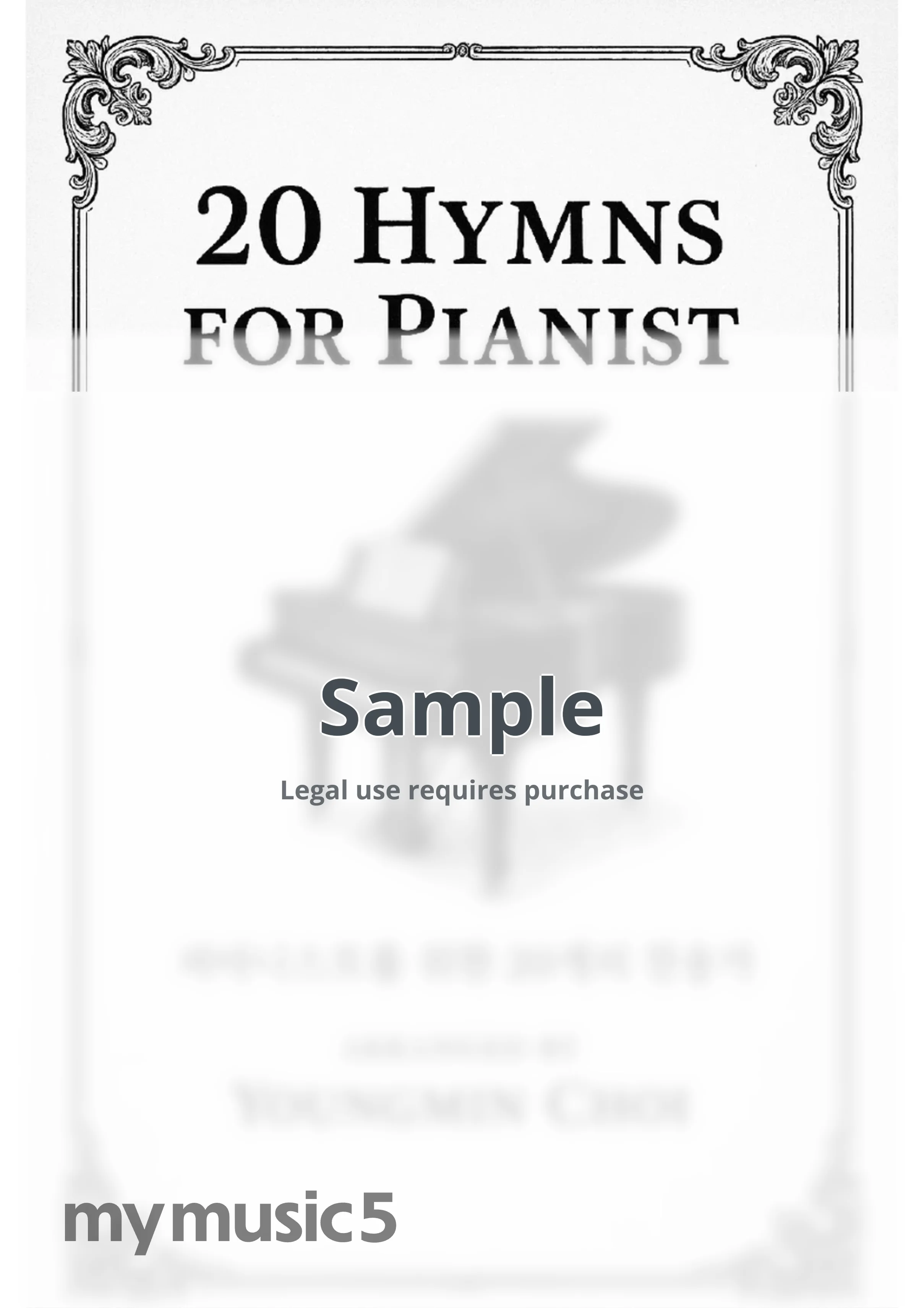 찬송가 - 피아노를 위한 20개의 찬송가 모음집 (피아노솔로/최영민편곡) by 최영민