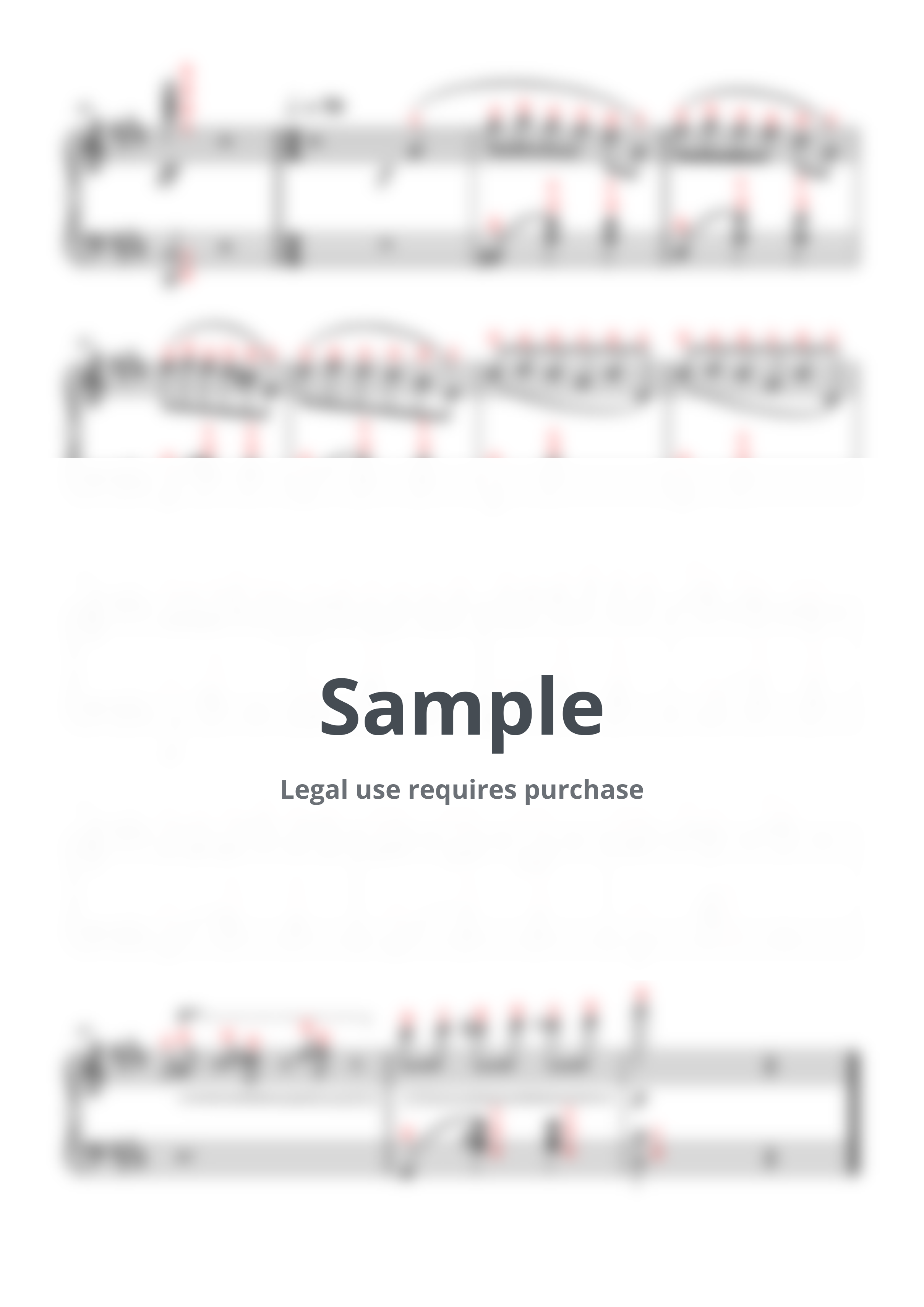 주걸륜 - 不能說的秘密(말할수 없는 비밀) (손번호가 있는 악보) by Jaragara Piano