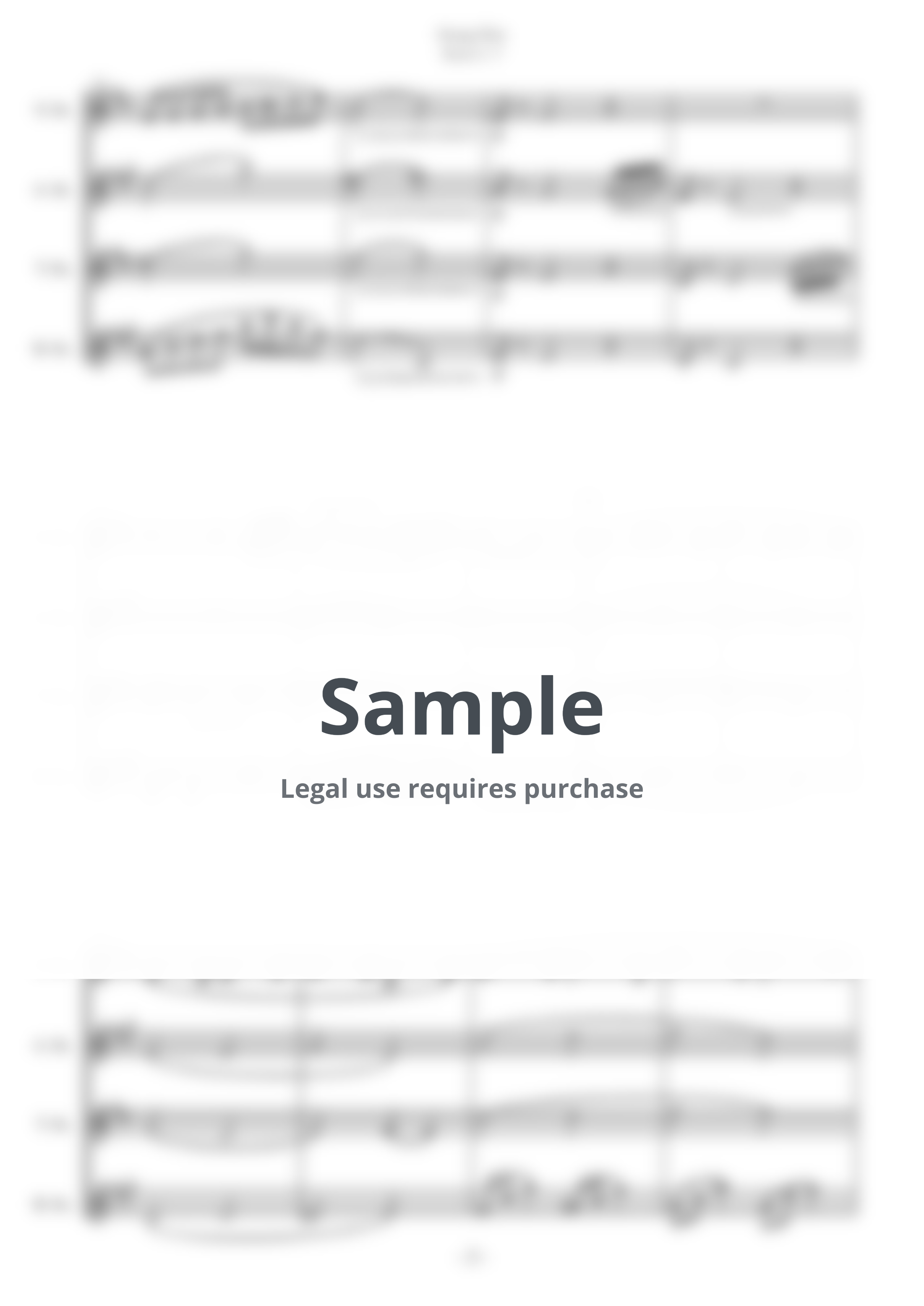 坂本龍一 - energy flow (サックス四重奏/原調C-Major) by studio Pon