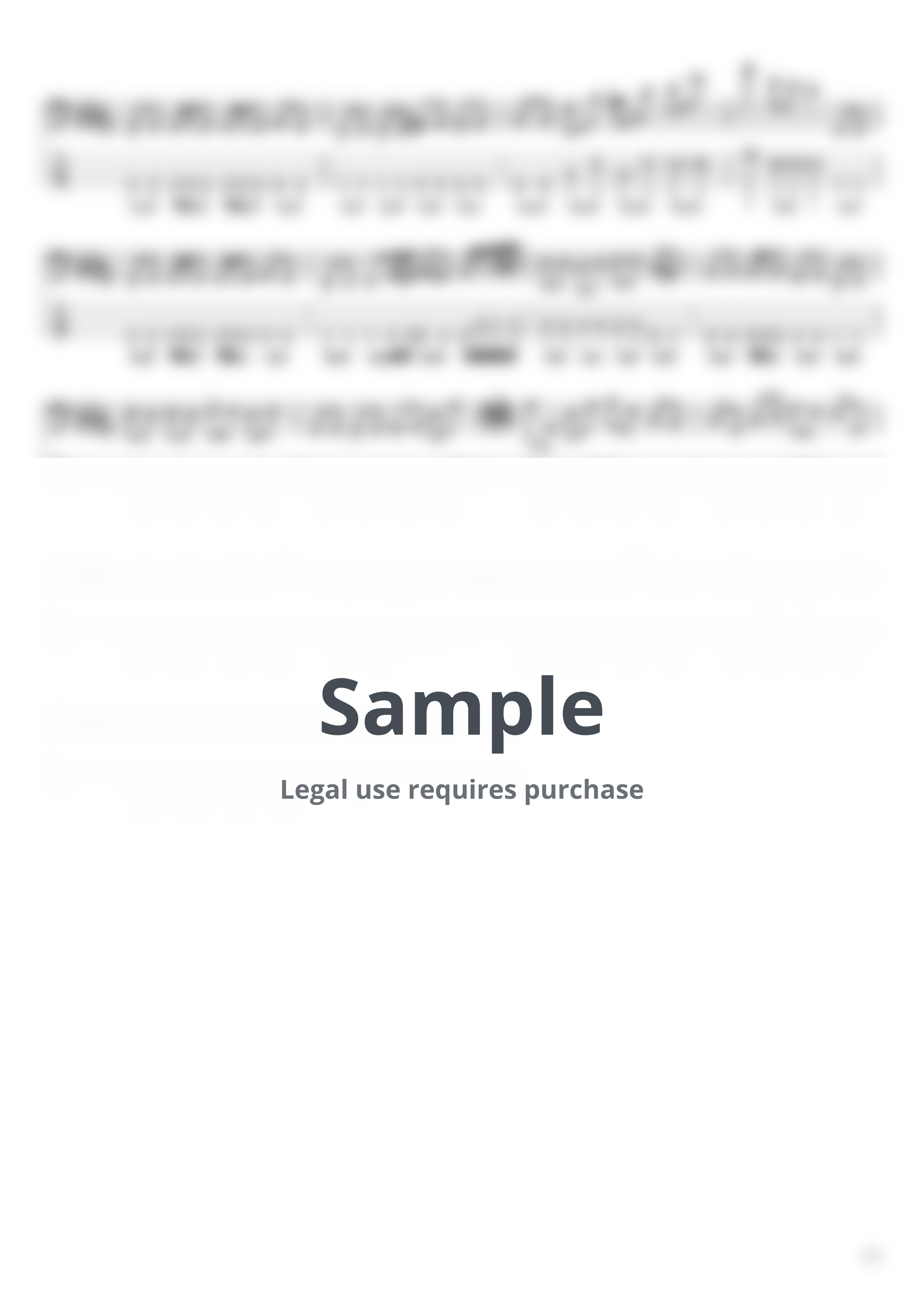 Official髭男dism - Cry Baby (BassTAB 4strings) by swbass