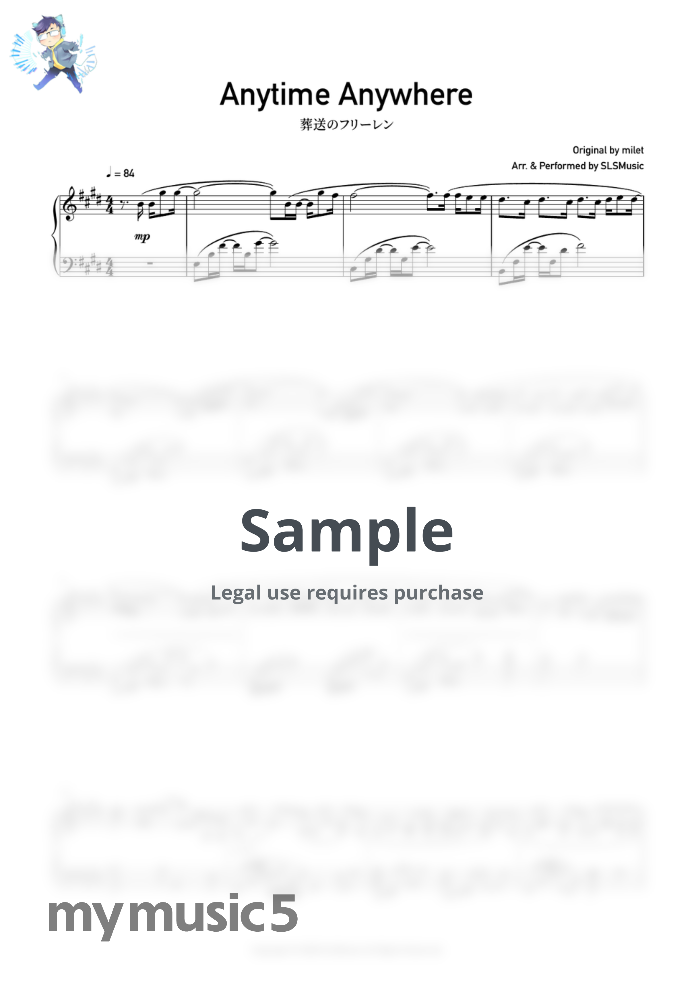 milet - Anytime Anywhere (Frieren) by SLSMusic