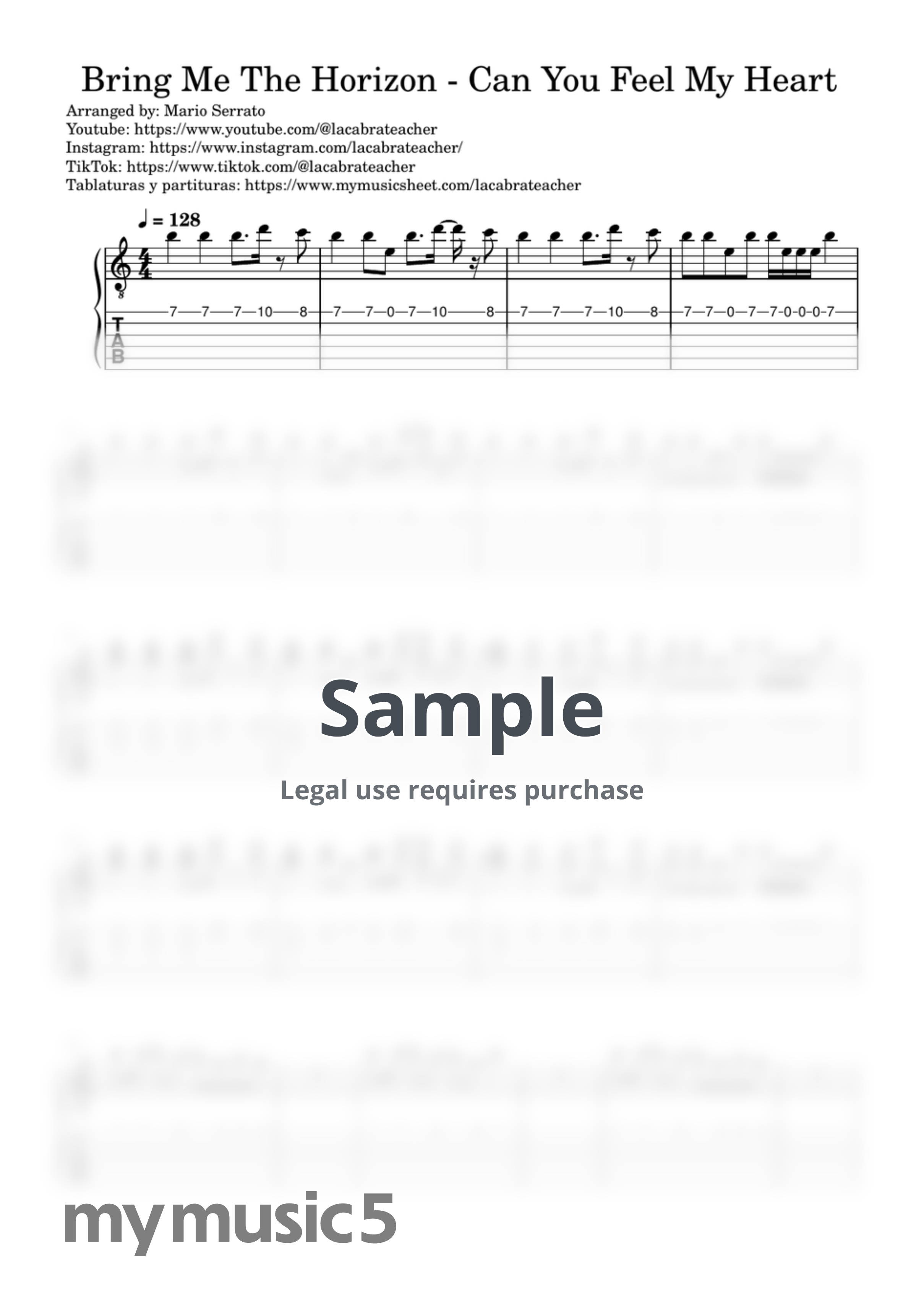 Bring Me The Horizon - Can You Feel My Heart by Mario Serrato