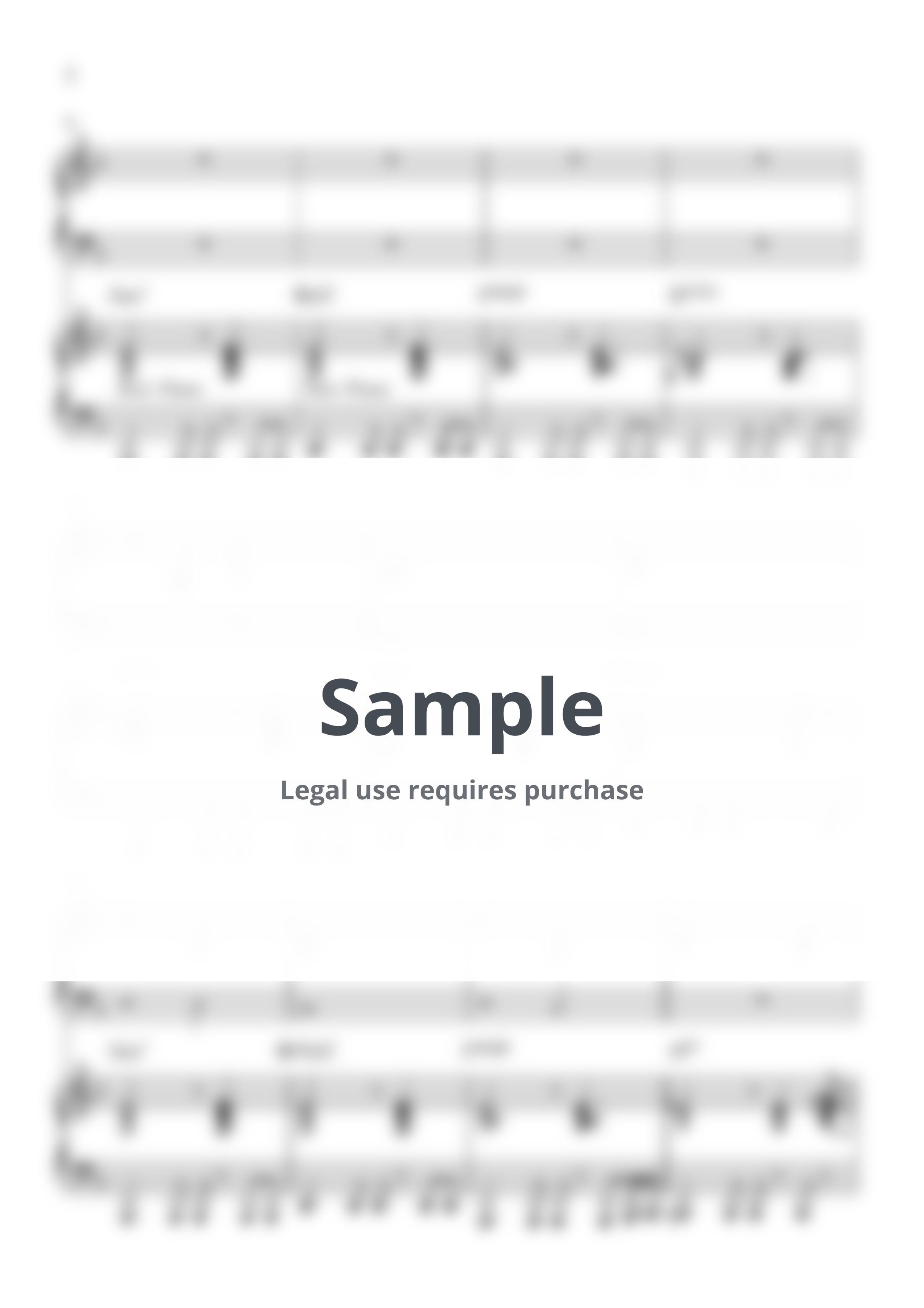 마이클잭슨 - Love Never Felt So Good (Main Synth + Sub Synth) (Band Keyboard Sheetmusic) by BlindPiano