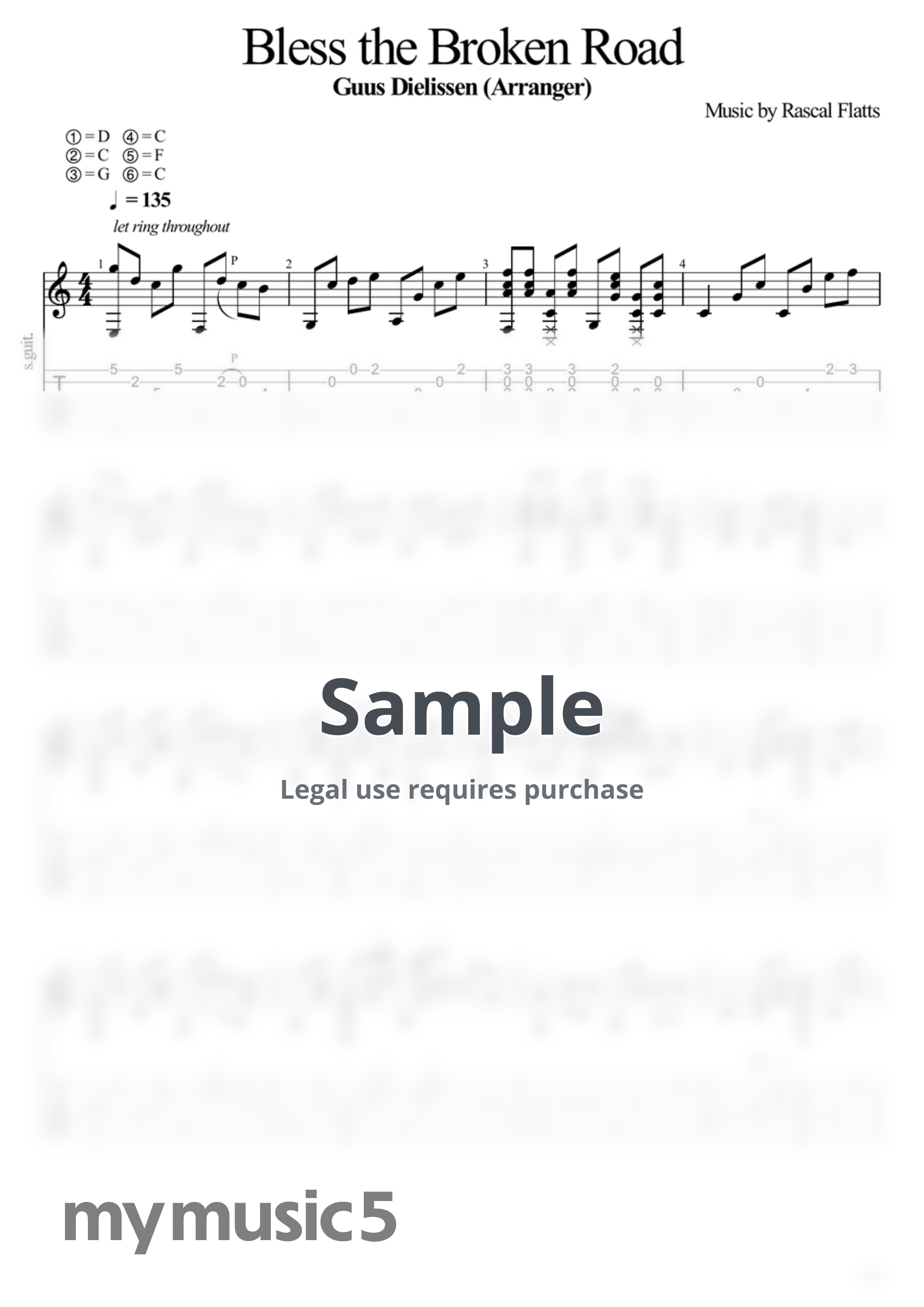 Rascal Flatts - Bless The Broken Road by Guus Dielissen