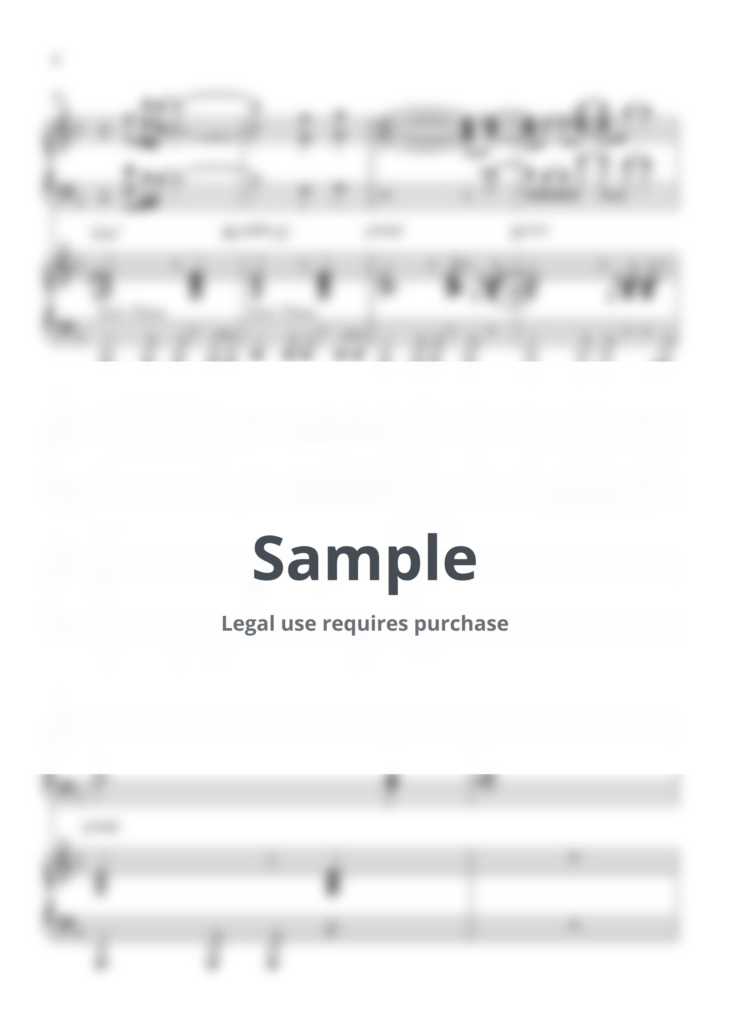마이클잭슨 - Love Never Felt So Good (Main Synth + Sub Synth) (Band Keyboard Sheetmusic) by BlindPiano