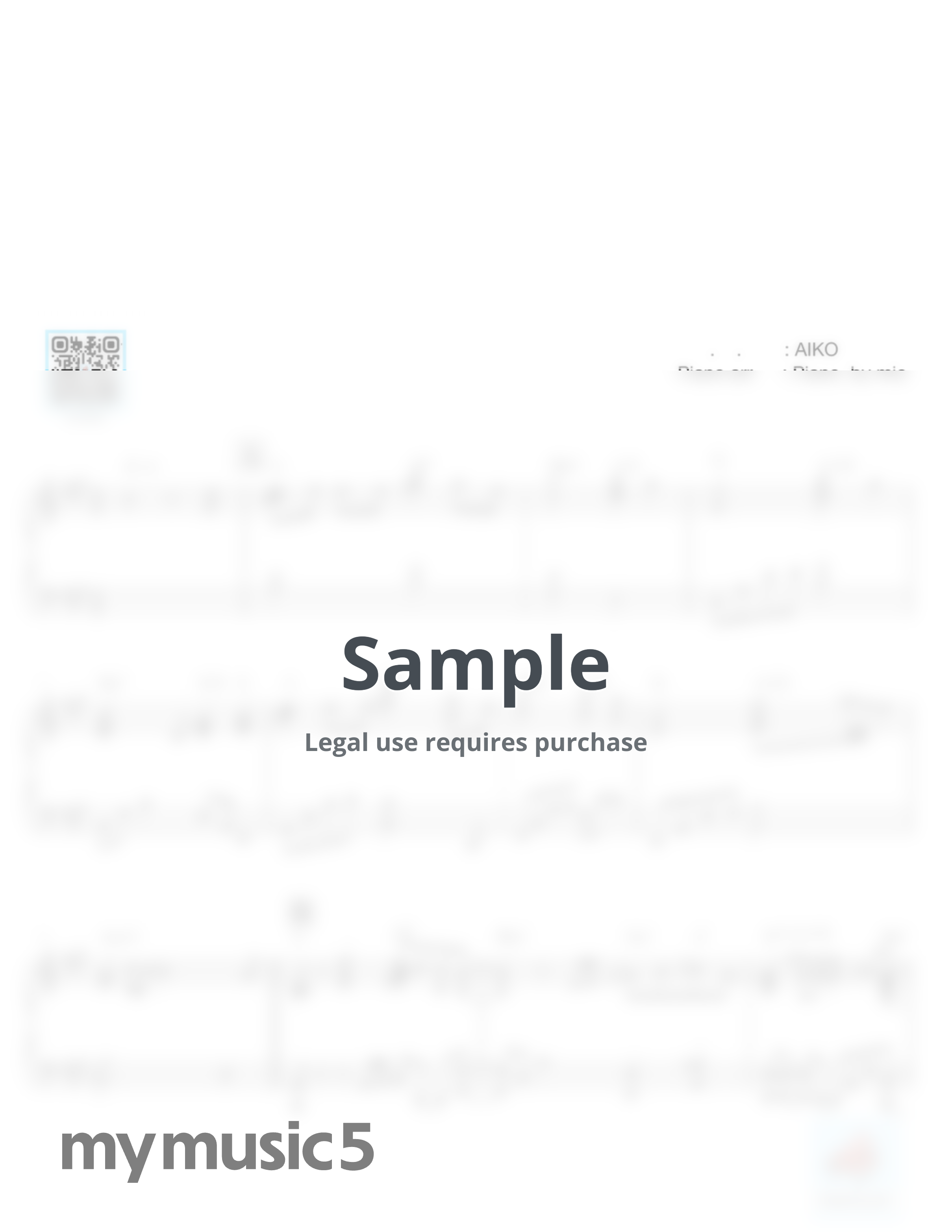 aiko - Mutual Love (Detective Conan(The Million-dollar Pentagram)) by Piano. by mio