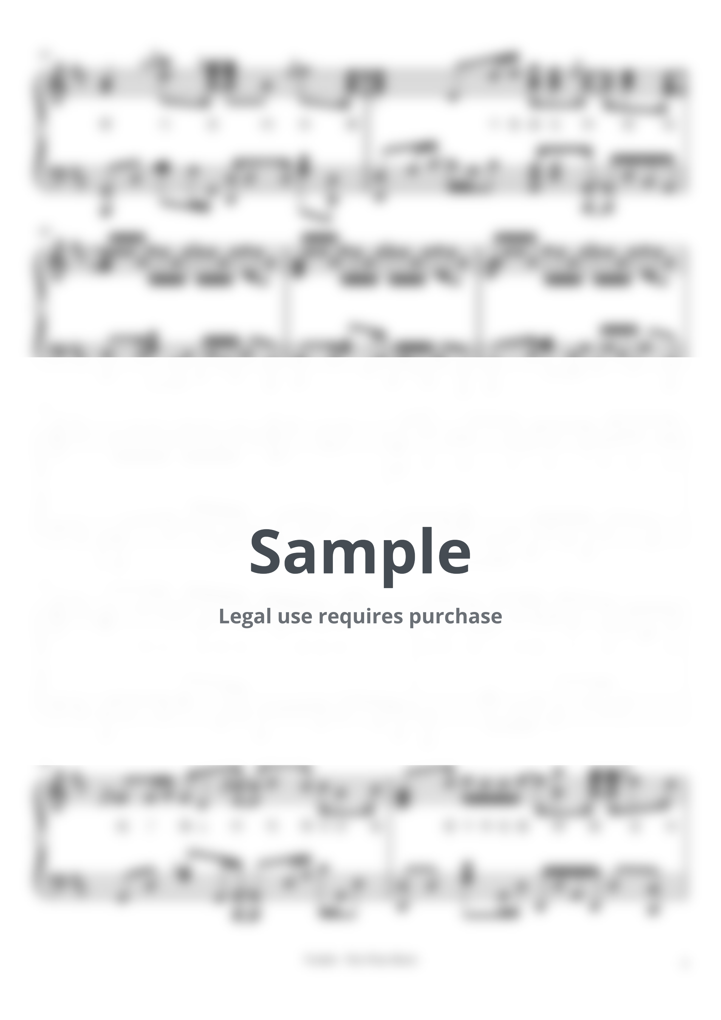 理想混蛋 Bestards - 離開的一路上 Farewell by Nice piano sheets