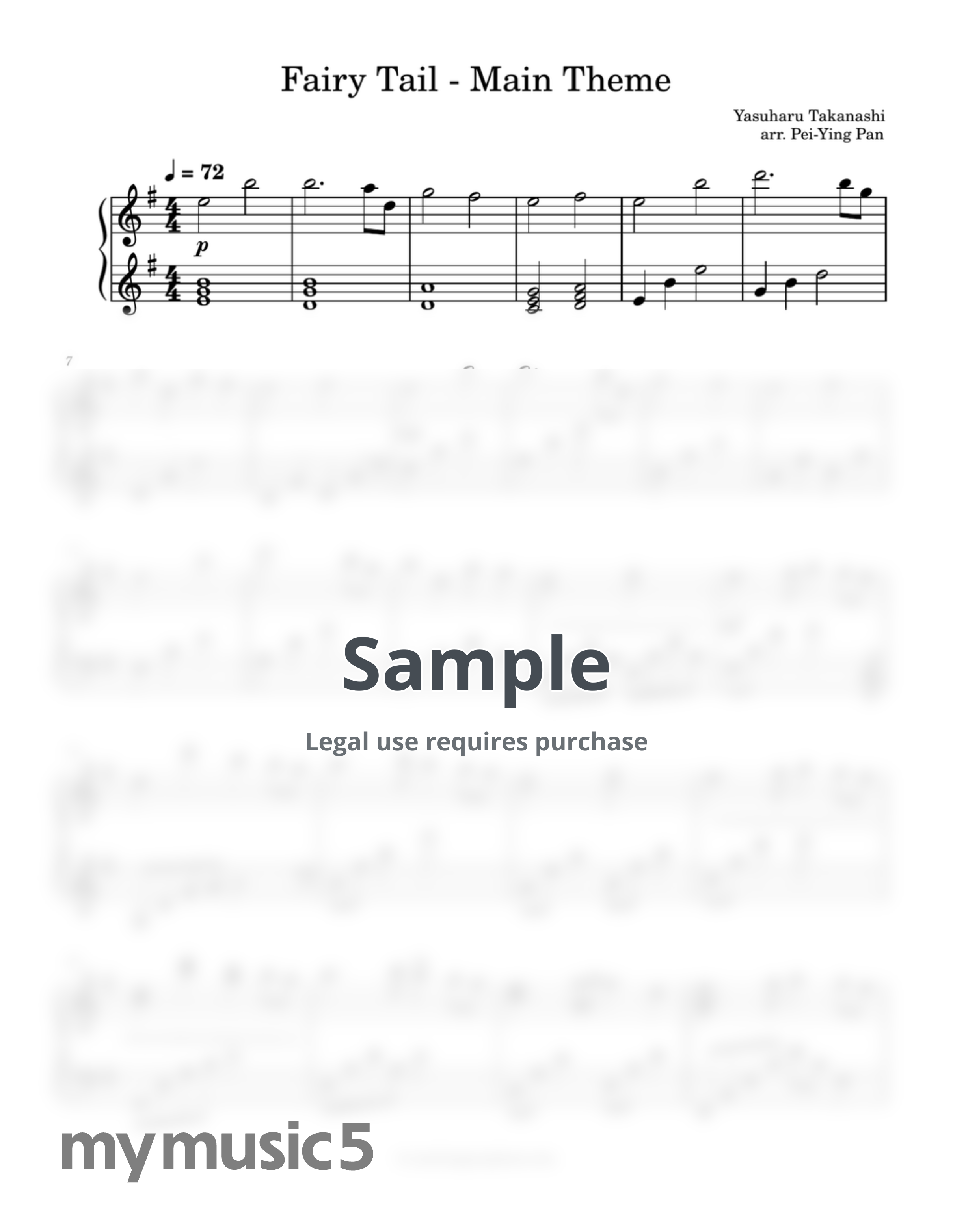 Fairy Tail - Fairy Tail - Main Theme by Pei-Ying Pan