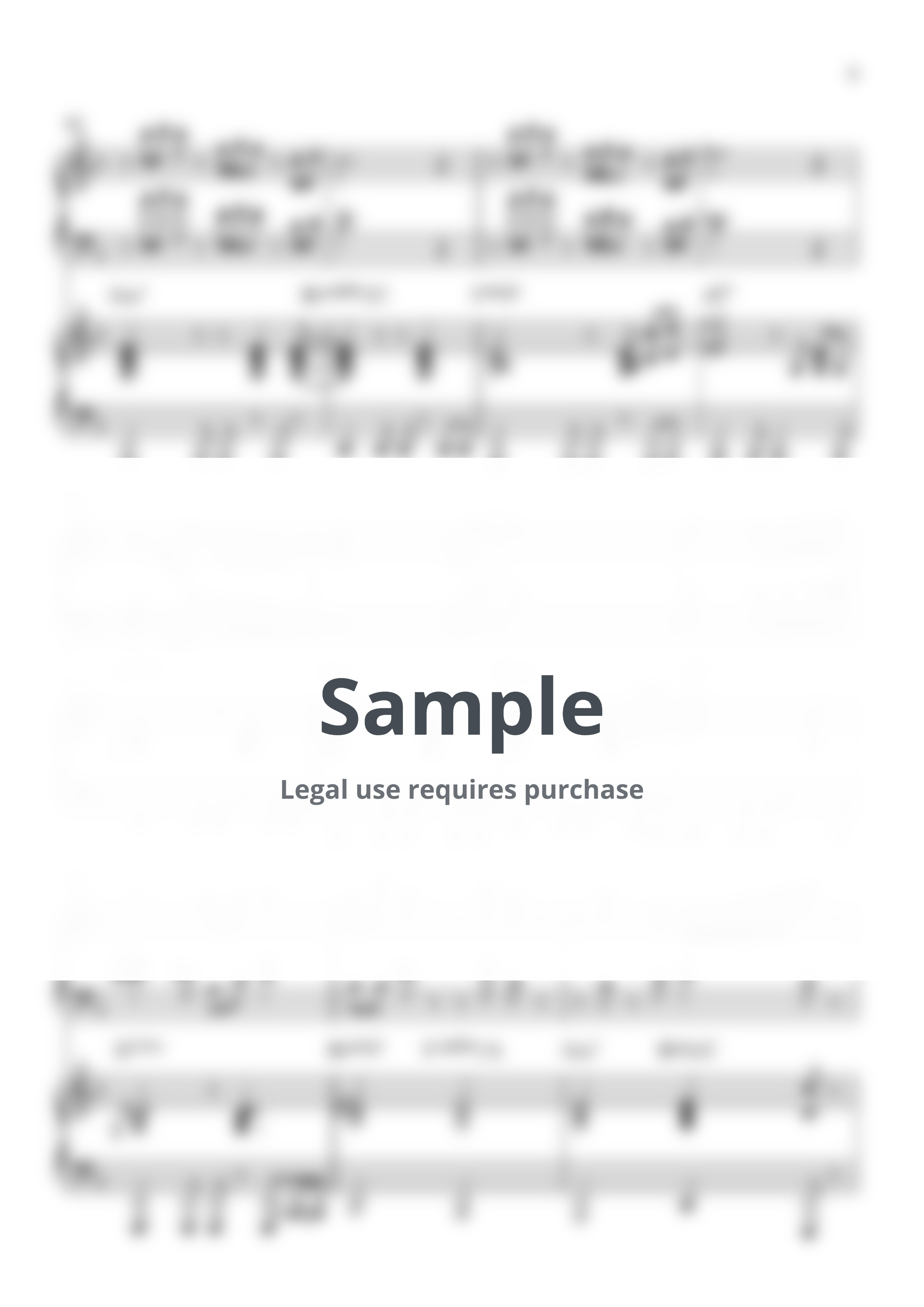 마이클잭슨 - Love Never Felt So Good (Main Synth + Sub Synth) (Band Keyboard Sheetmusic) by BlindPiano