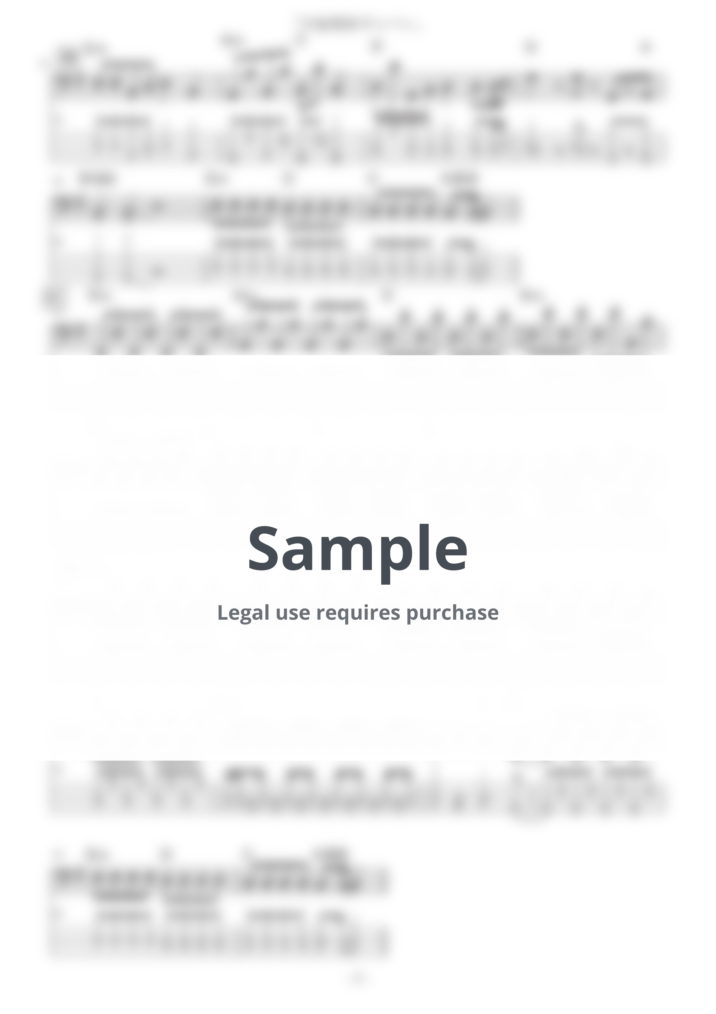 Akira Kushida - Space Sheriff Gavan(Uchuu Keiji Gavan) (BASS/Two-Line Staff : Grand Staff & TAB / Chords Included) by Kidorin