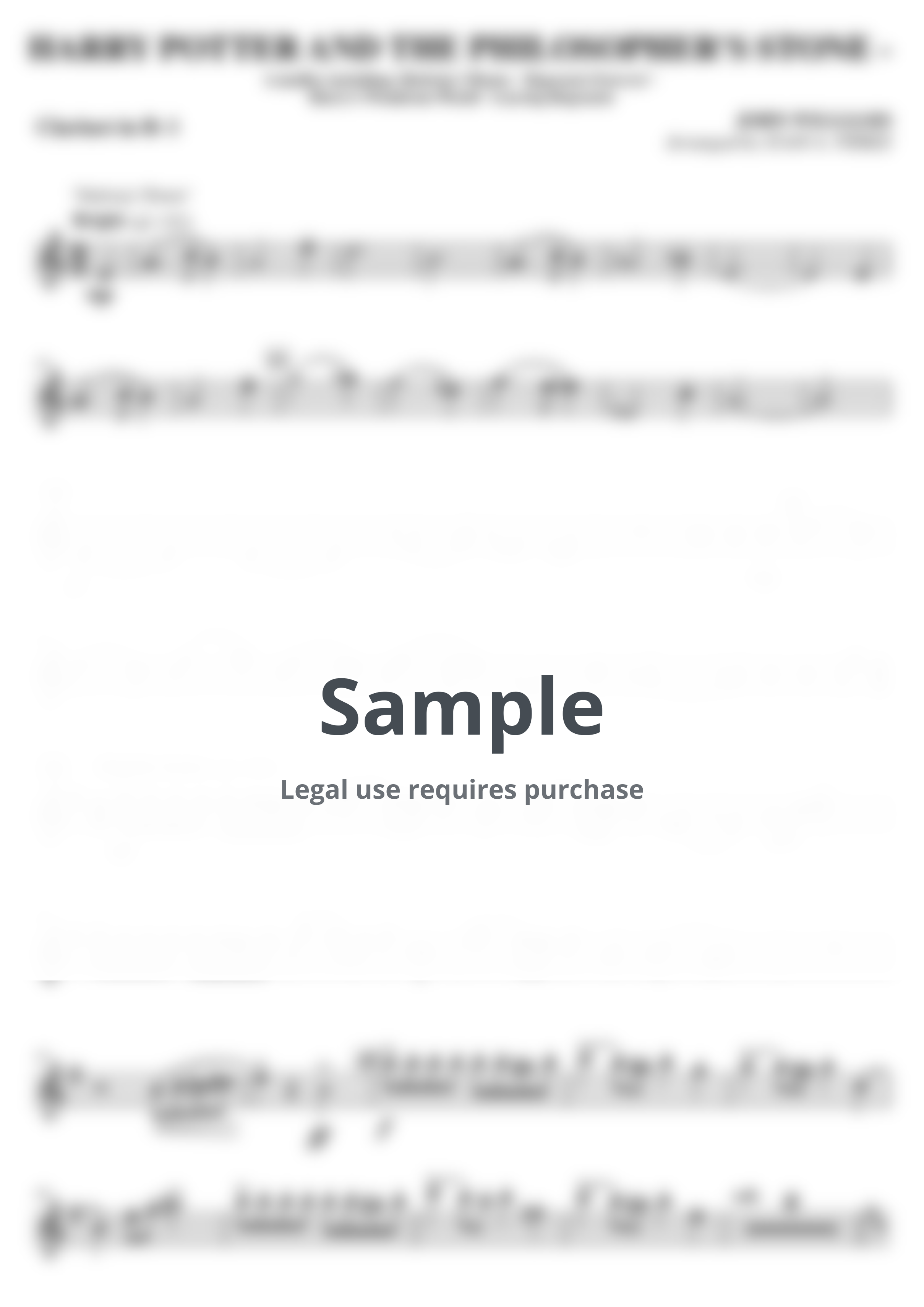 John Williams - Harry Potter and The Philosopher's Stone (Clarinet Quartet) by Juan A. Pérez