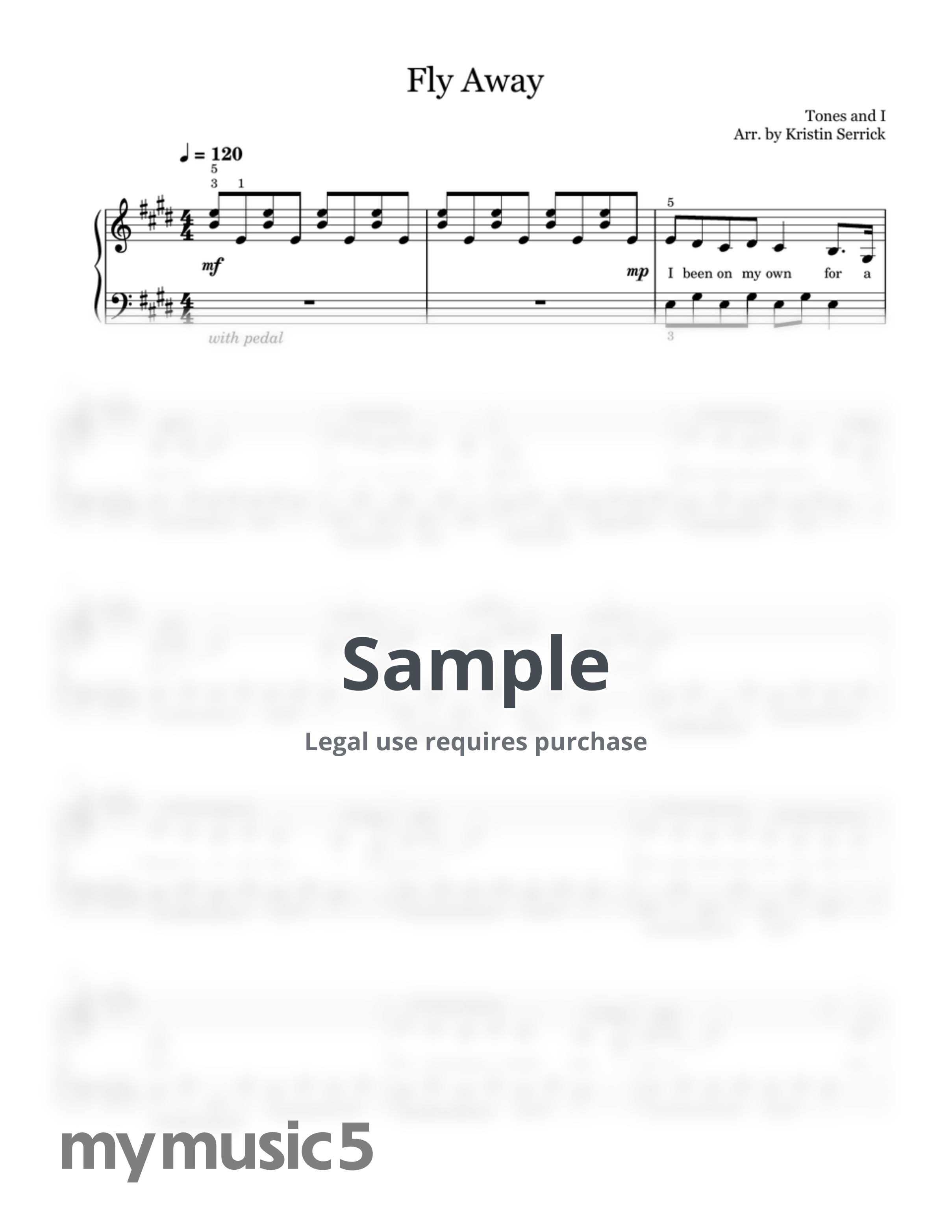 Tones &amp; I - Fly Away by Kristin Serrick