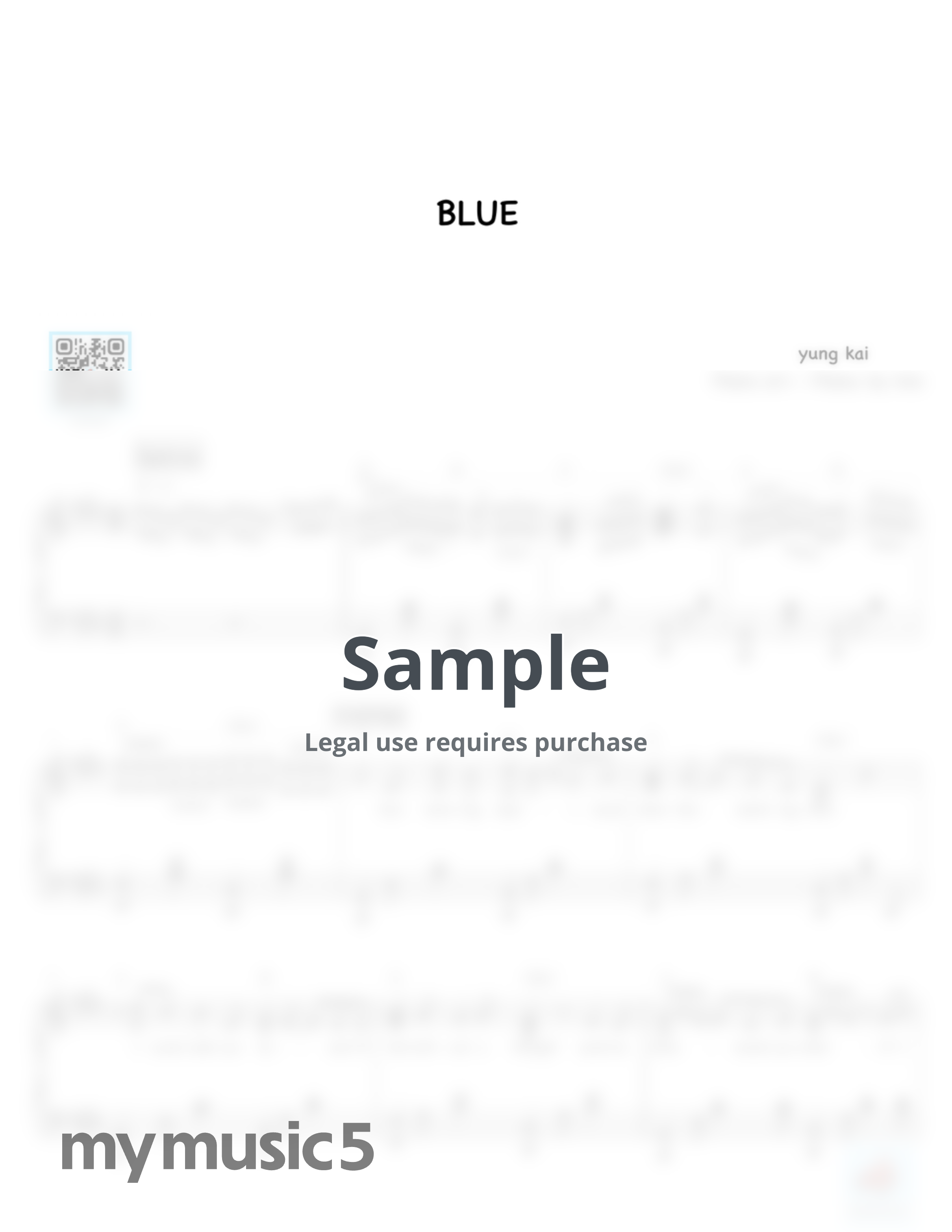 Yung Kai - Blue by Piano. by mio