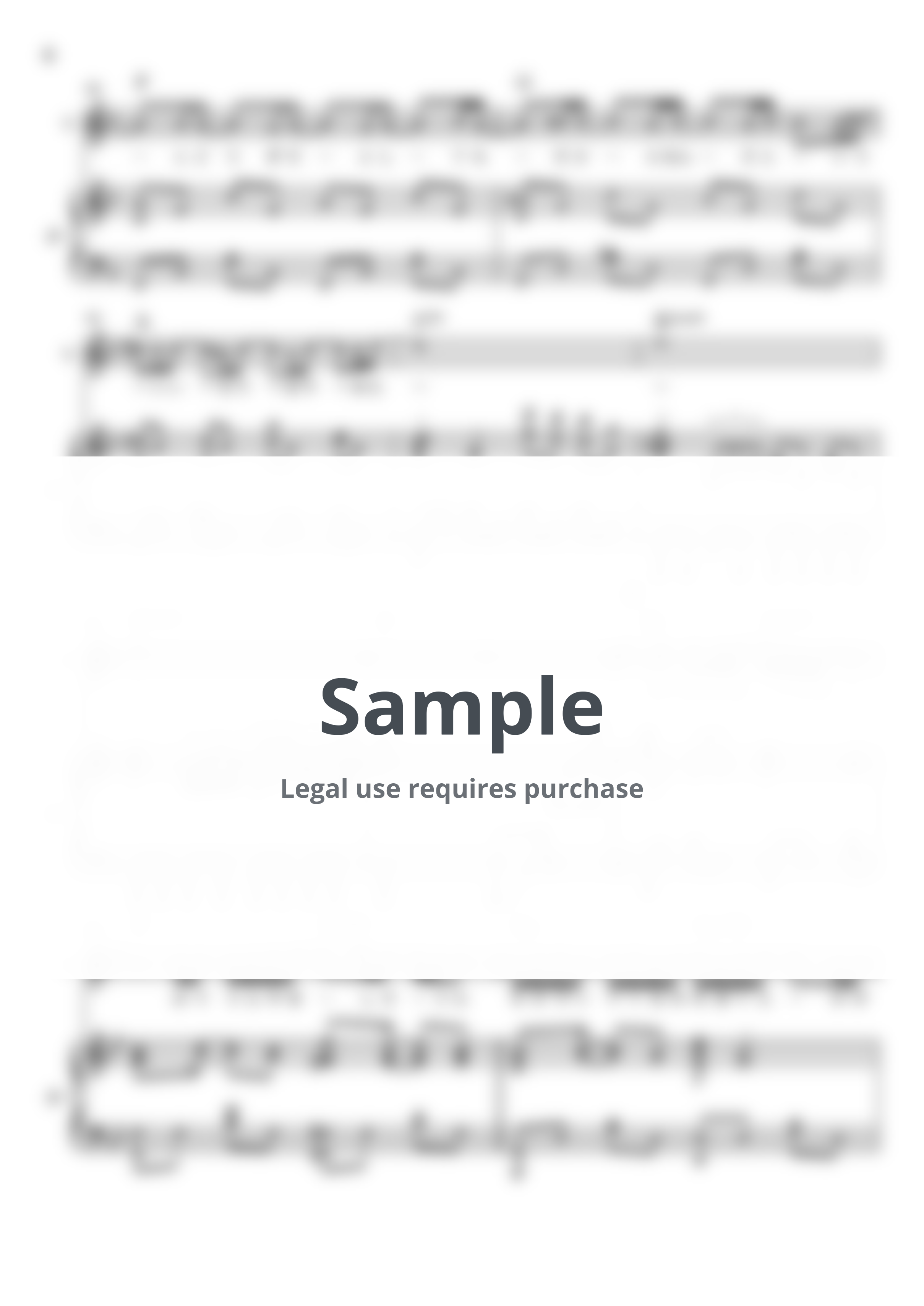 TENBLANK - 永遠前夜（ピアノ弾き語り） (グラスハート 挿入歌) by miiの楽譜棚