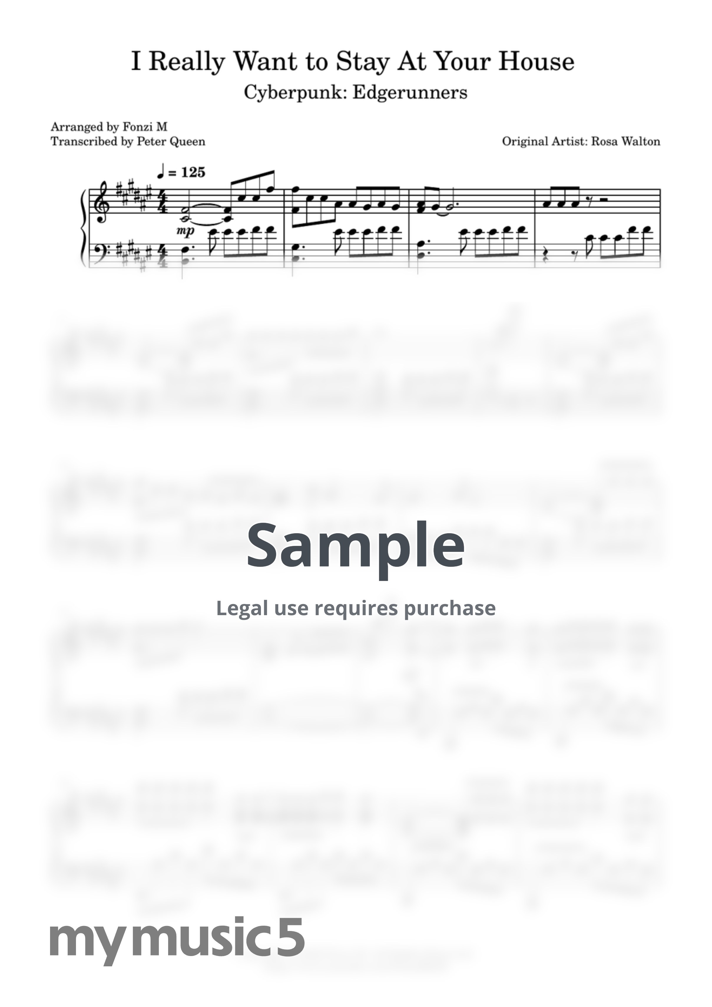 Rosa Walton - Cyberpunk: Edgerunners OST - “I Really Want to Stay At Your House” by Fonzi M