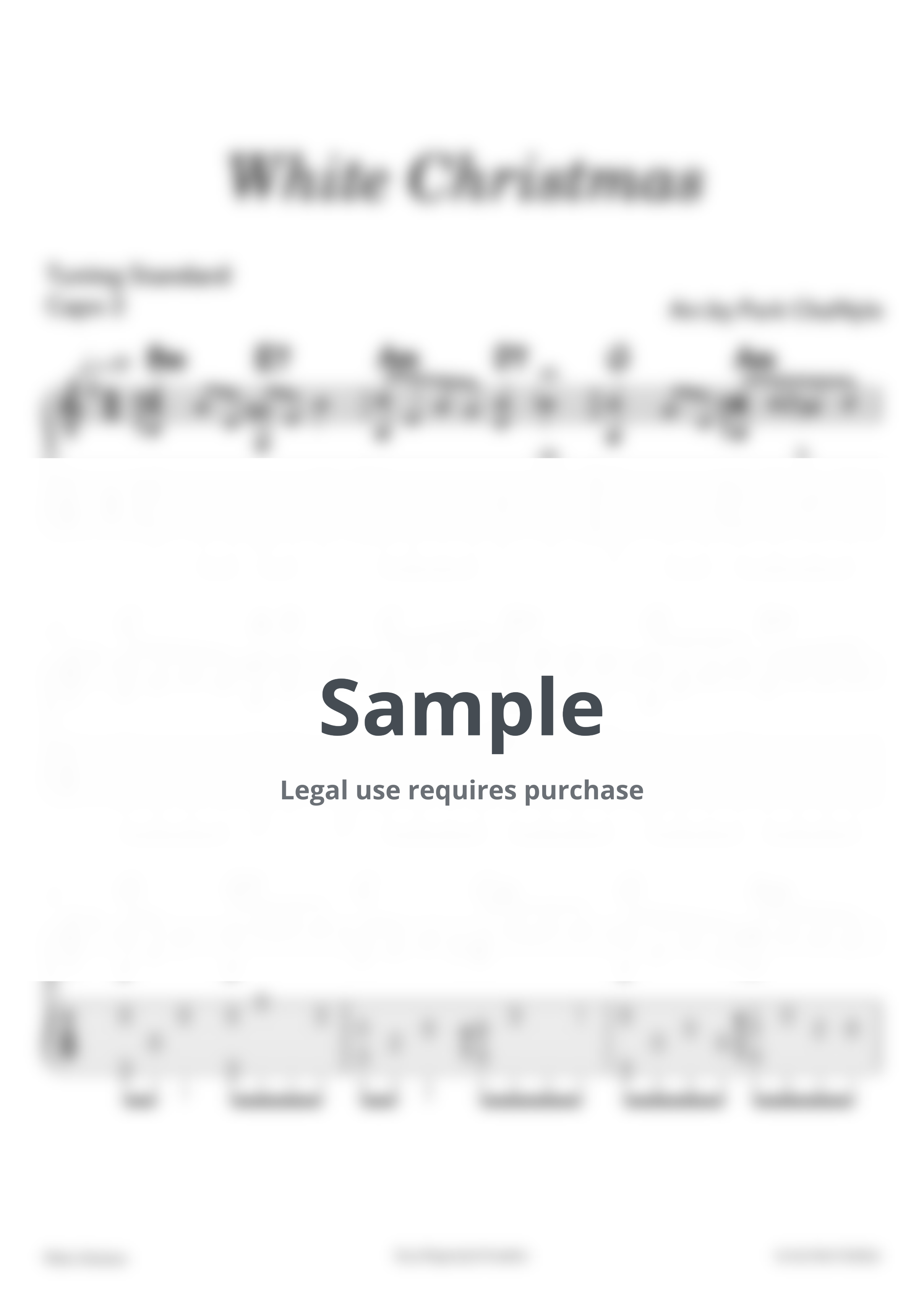 Irving Berlin - White Christmas (Fingerstyle Guitar) by Park ChaNyle