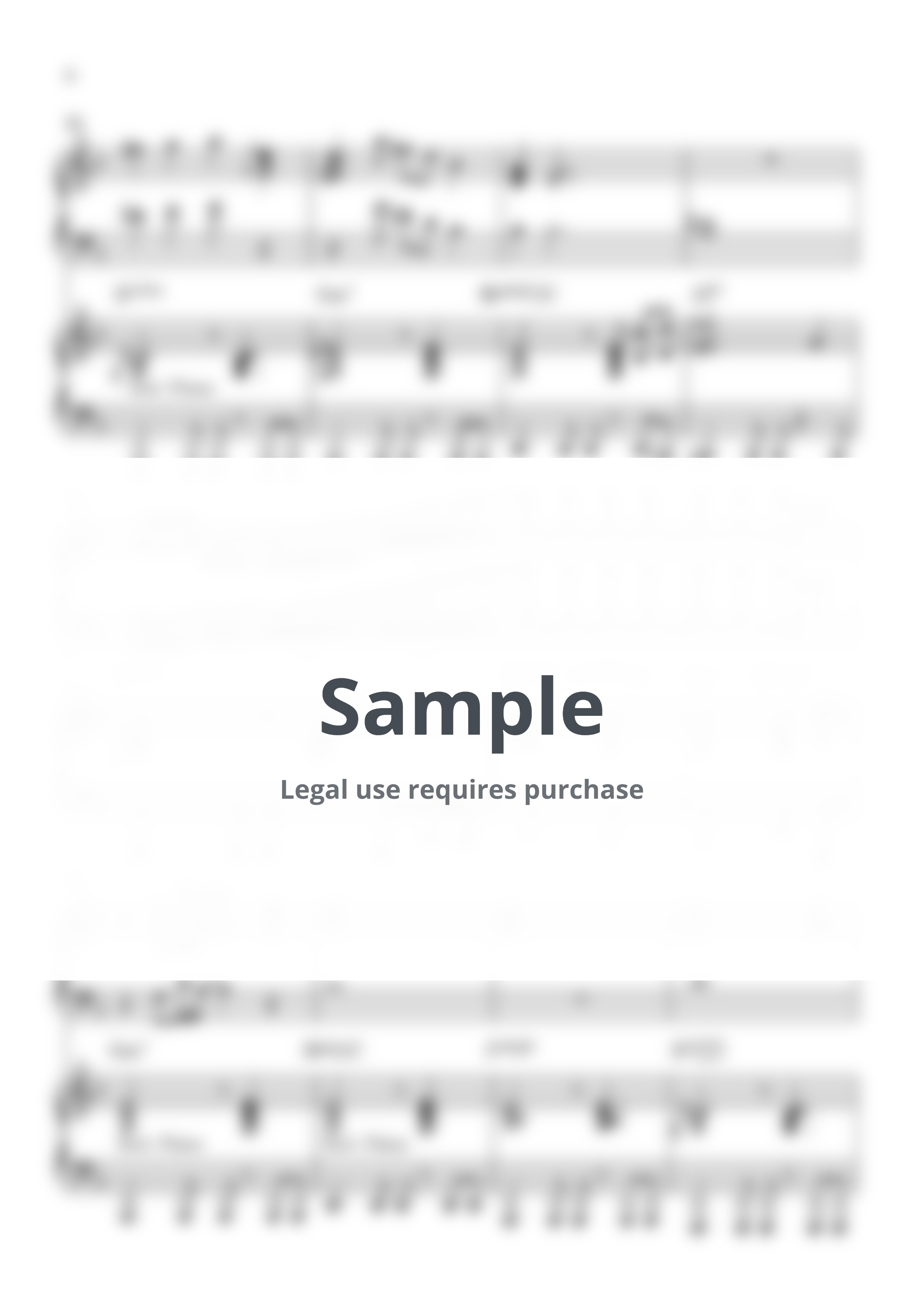 마이클잭슨 - Love Never Felt So Good (Main Synth + Sub Synth) (Band Keyboard Sheetmusic) by BlindPiano