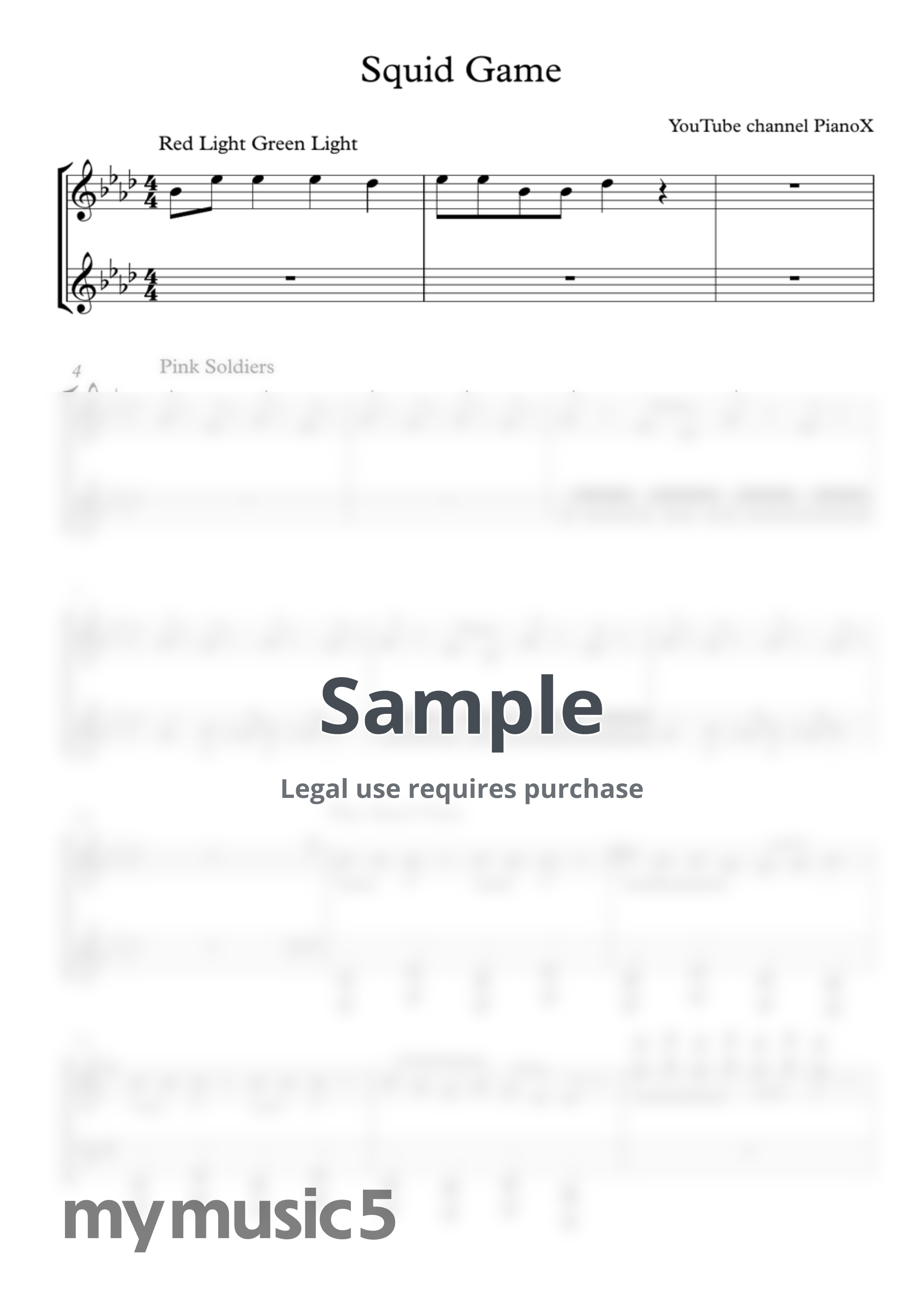 Joseph Haydn, Johann Strauss, Bart Howard, Claire, Frank Sinatra, Jung Jaeil, Kim Seong Su - Squid Game by PianoX