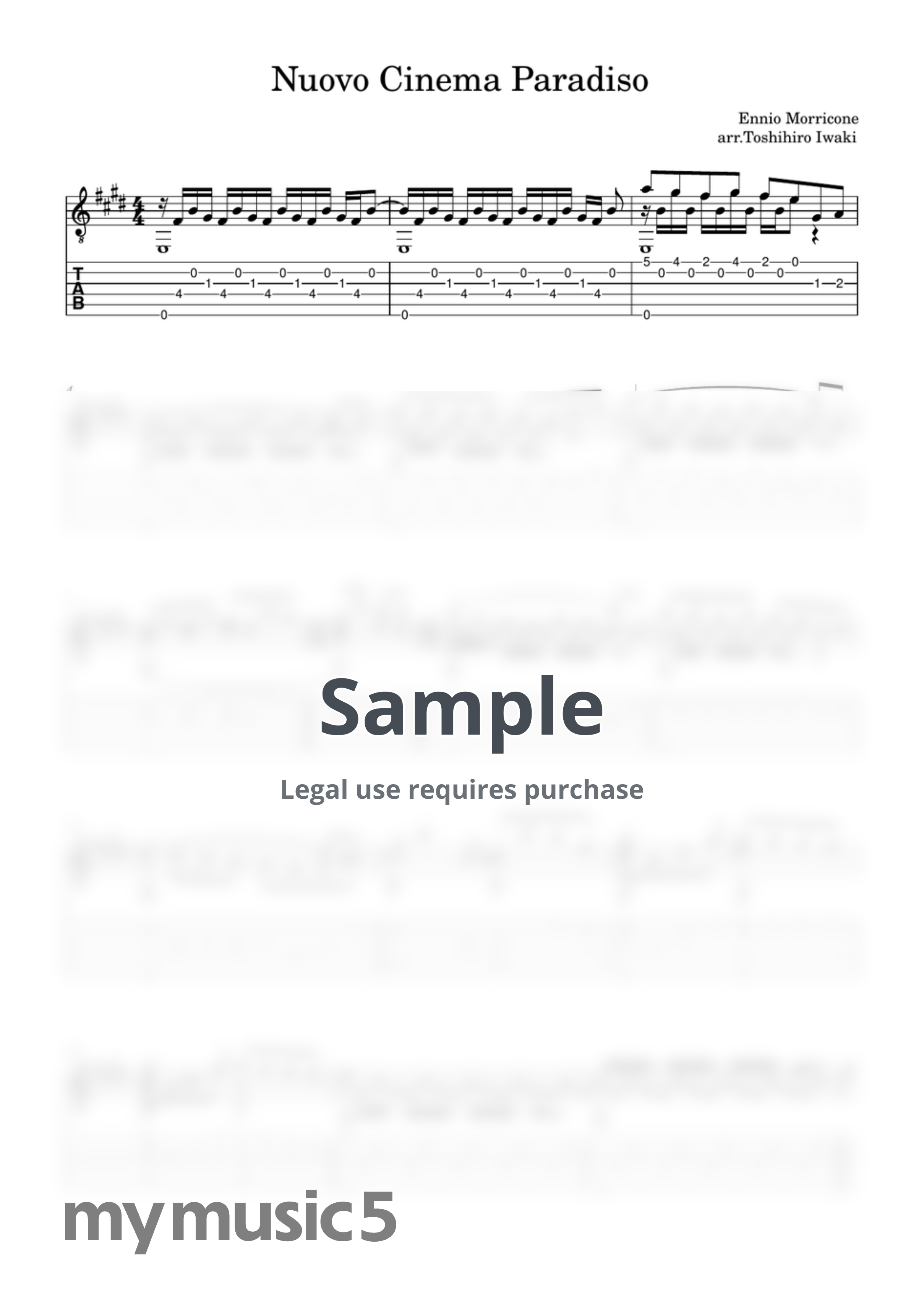 Ennio Morricone - Nuovo Cinema Paradiso by Toshihiro Iwaki