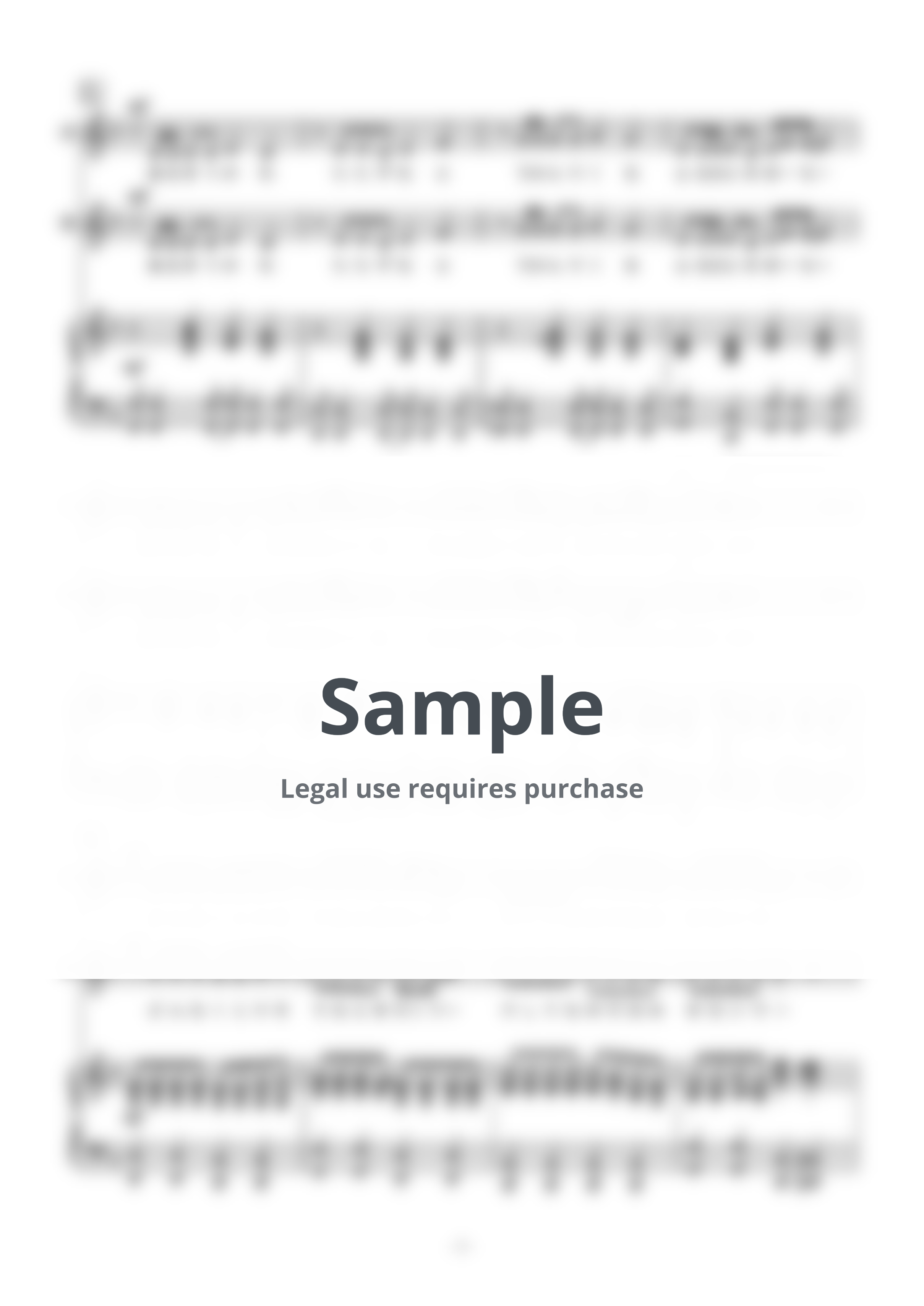 DENVER JOHN - カントリーロード~耳をすませば~ (二部合唱ハモり隊!/声部&ピアノ伴奏スコア) by Charley-K