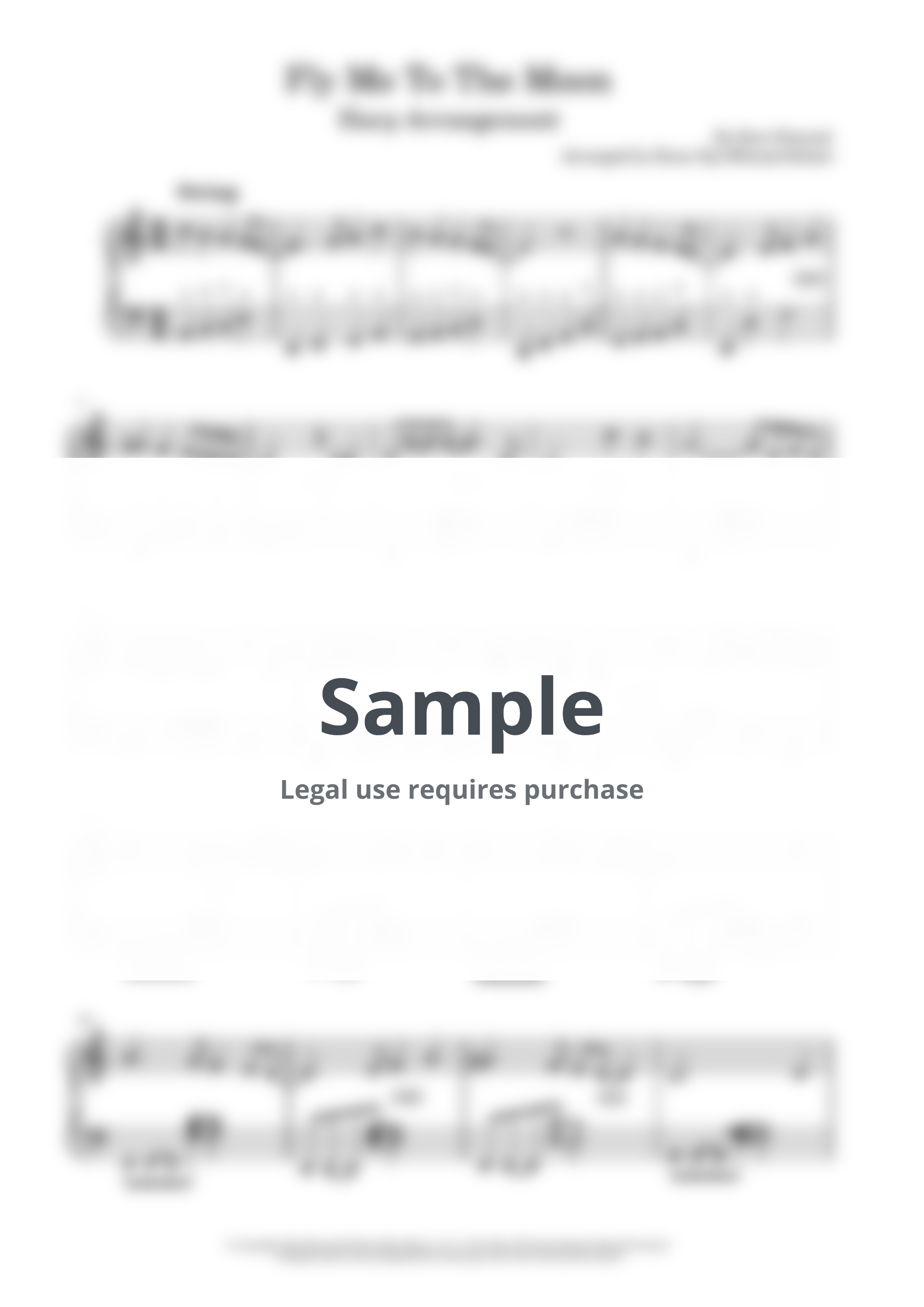 Frank Sinatra - Fly Me To The Moon (Harp Solo) by Harp With Me