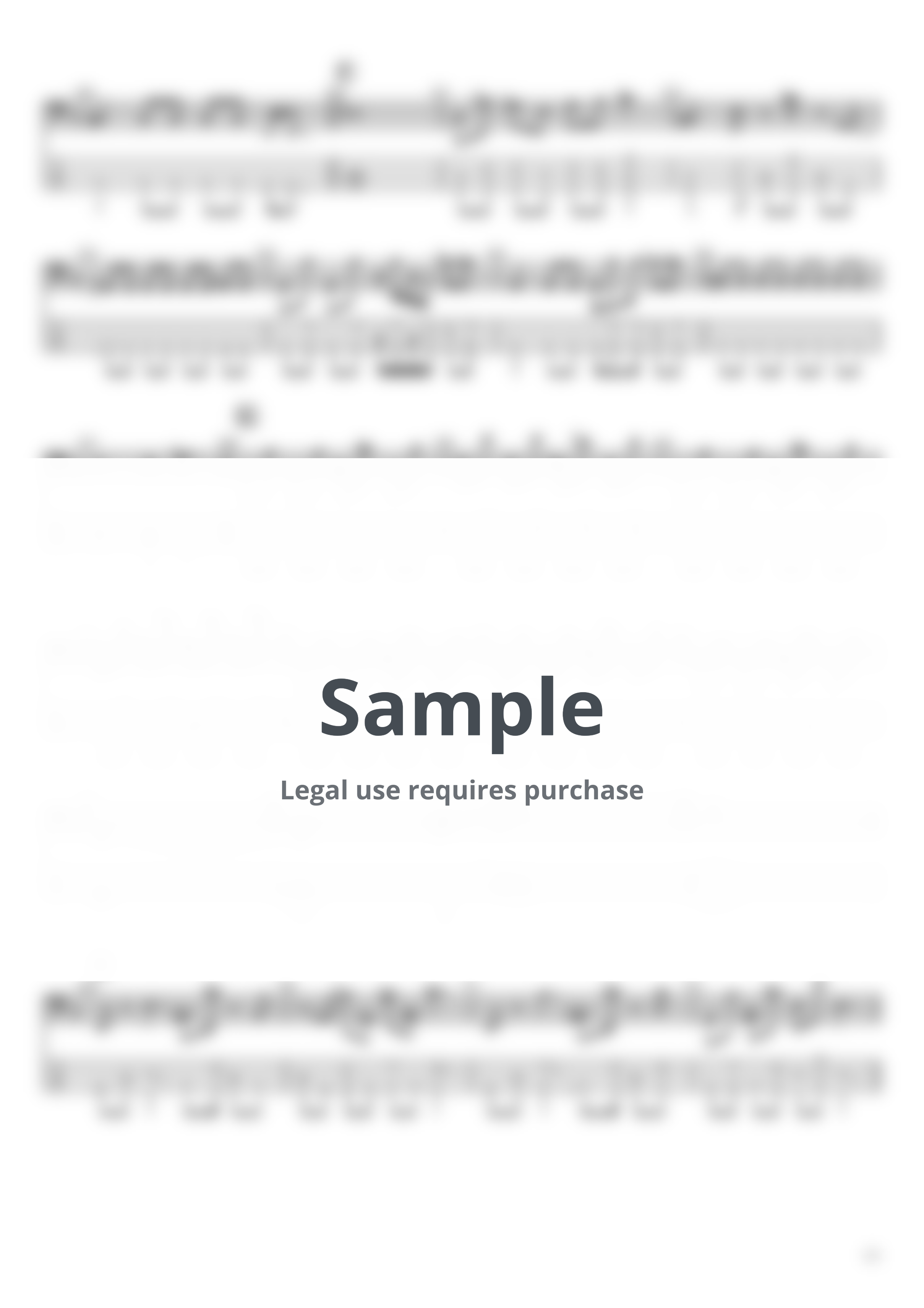 KANA-BOON - KANA-BOON ベースTAB譜面 5曲セット集Ⅰ by たぶべー