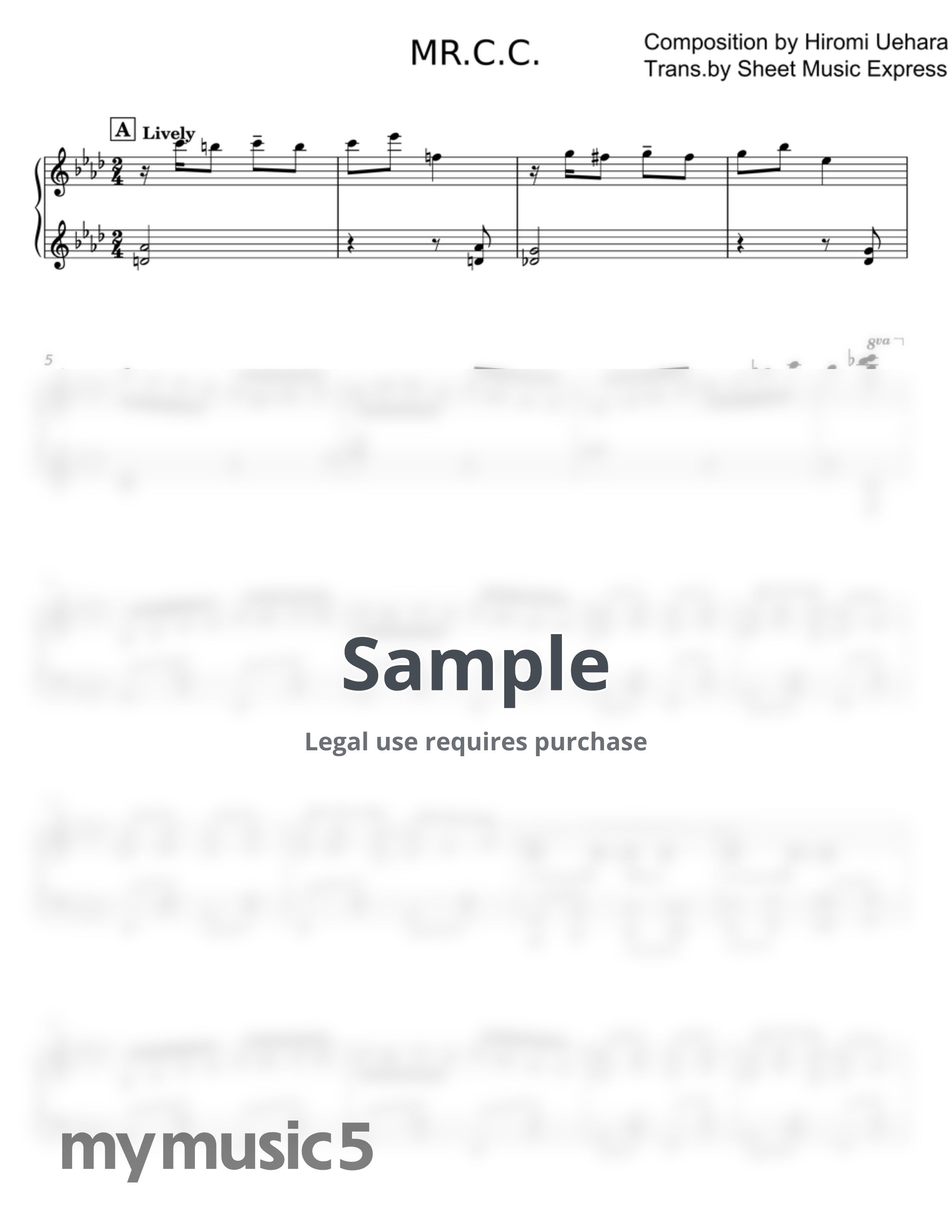 Hiromi Uehara - Mr. C.C. (Jazz) by Sheet Music Express