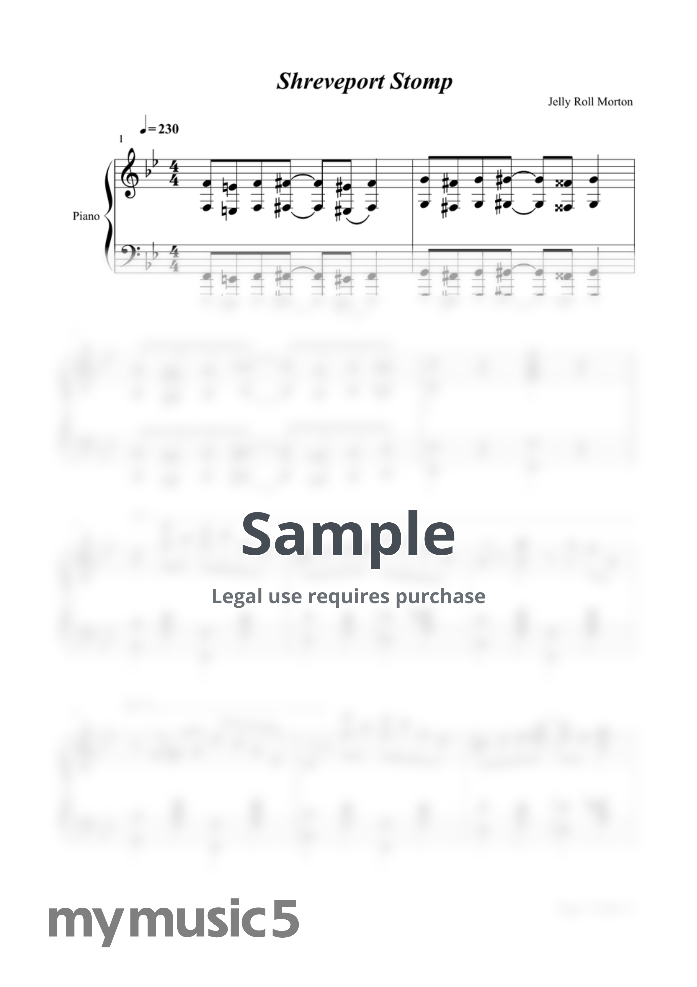 Jelly Roll Morton - Shreveport Stomp (Jelly Roll Morton) by dogemusic