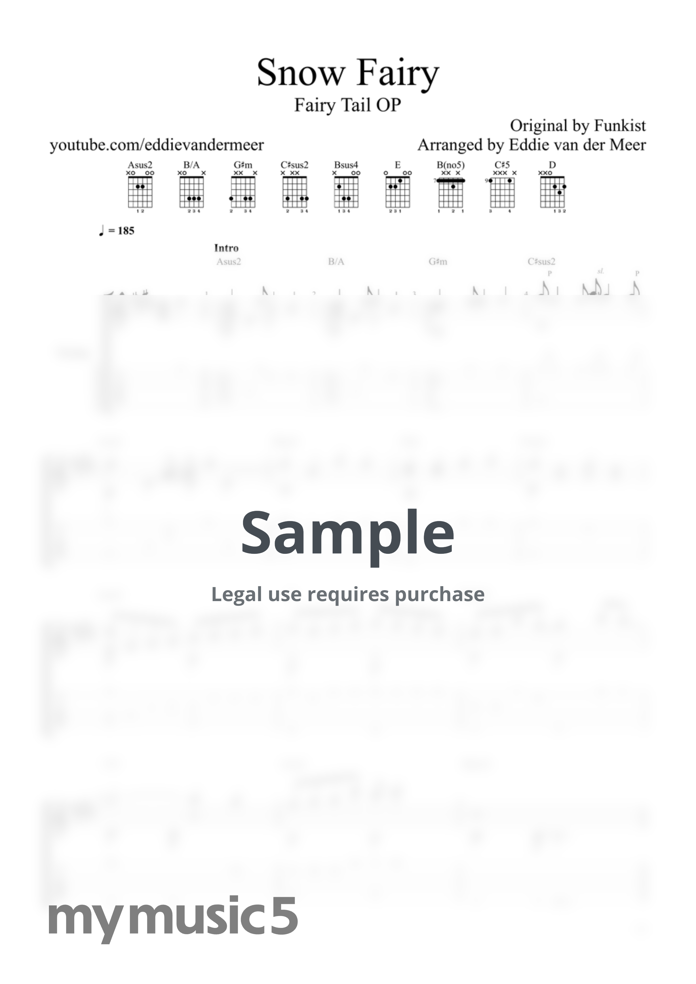 Funkist - Snow Fairy (Fairy Tail OP) by Eddie van der Meer