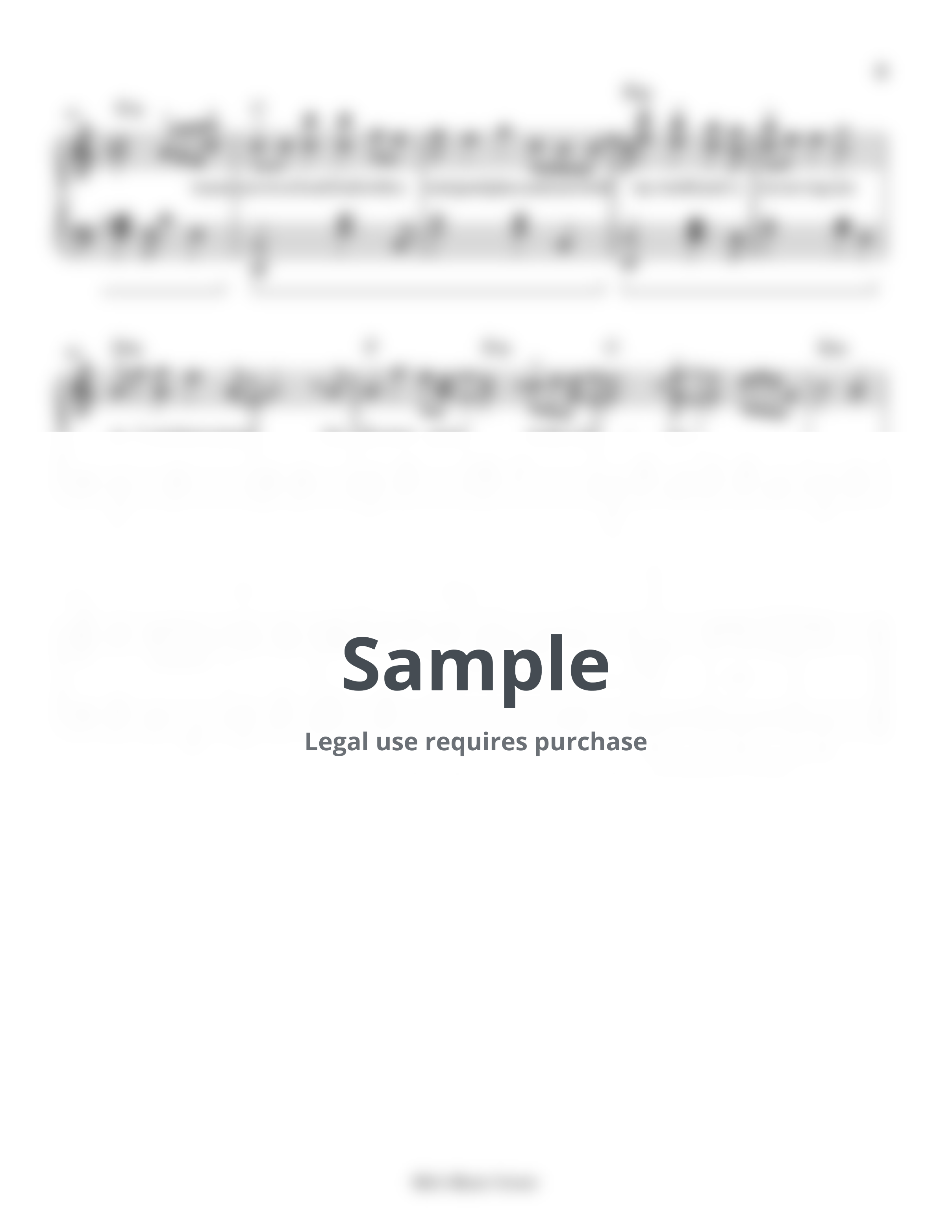 Samantha Ebert - Flowers (piano sheet music) by Mel's Music Corner