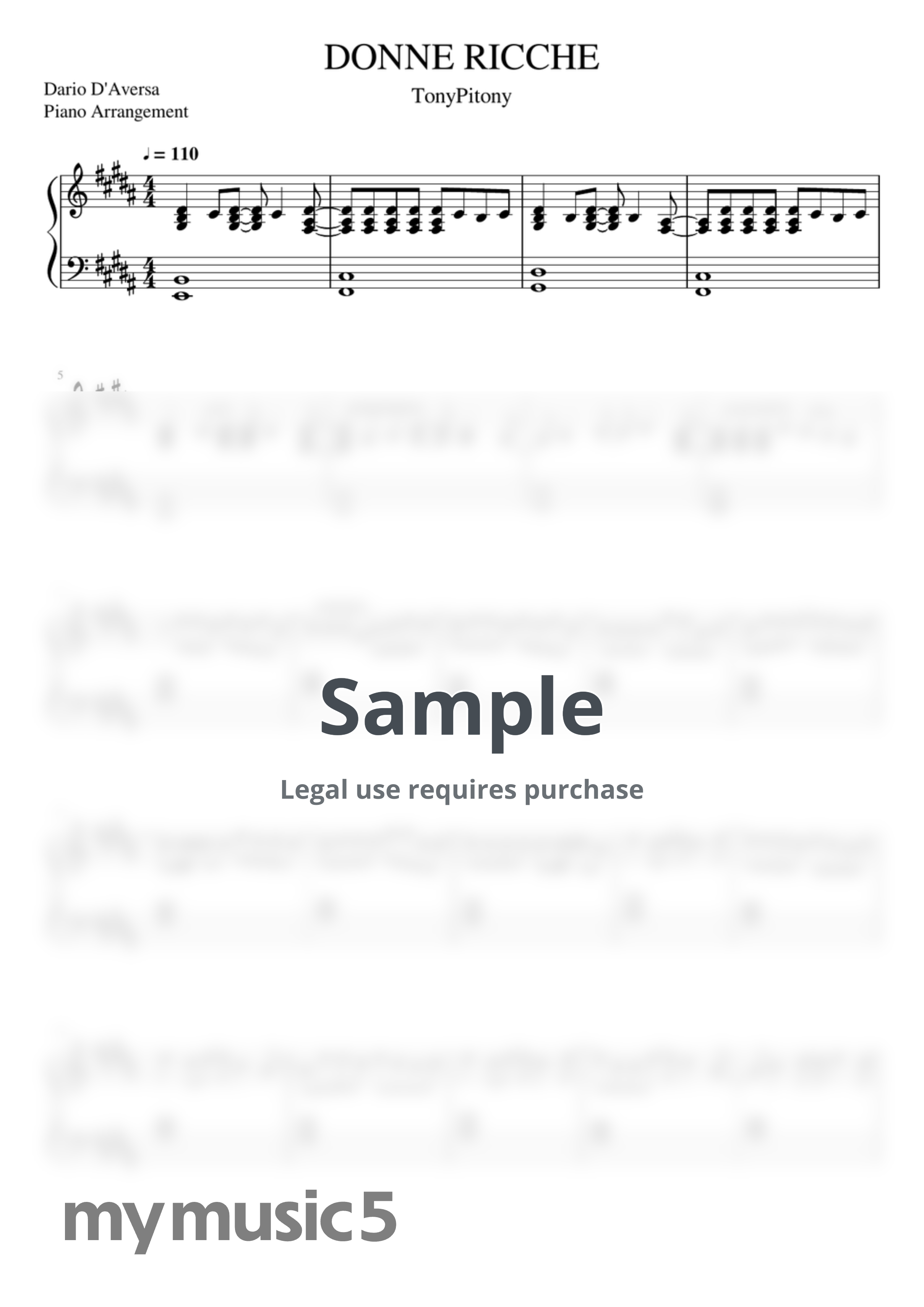 TonyPitony - DONNE RICCHE by Dario D'Aversa