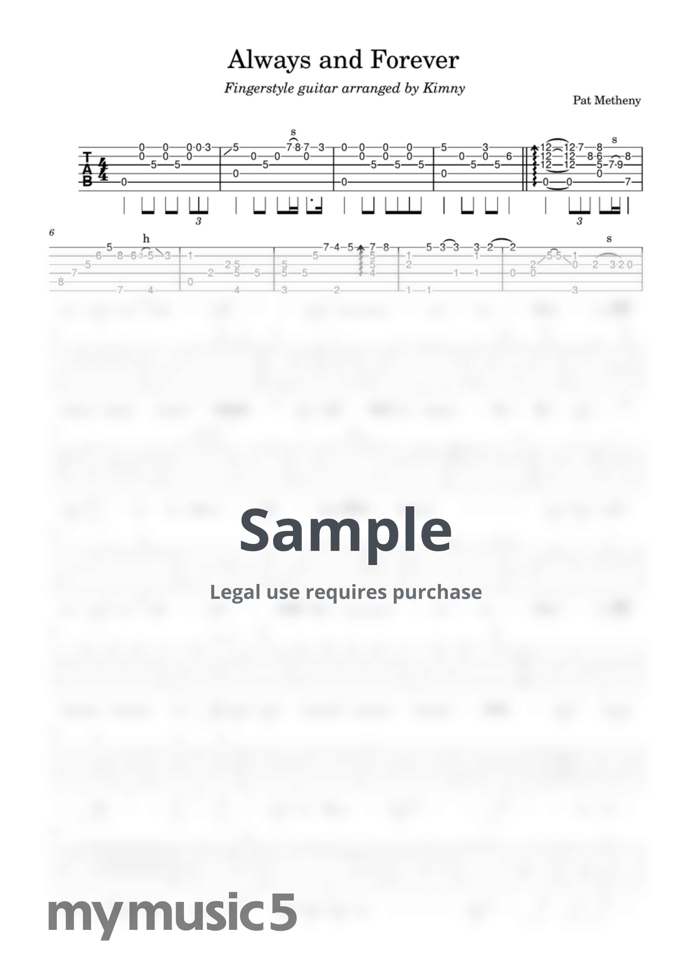 Pat Metheny - Always and Forever by Kimny