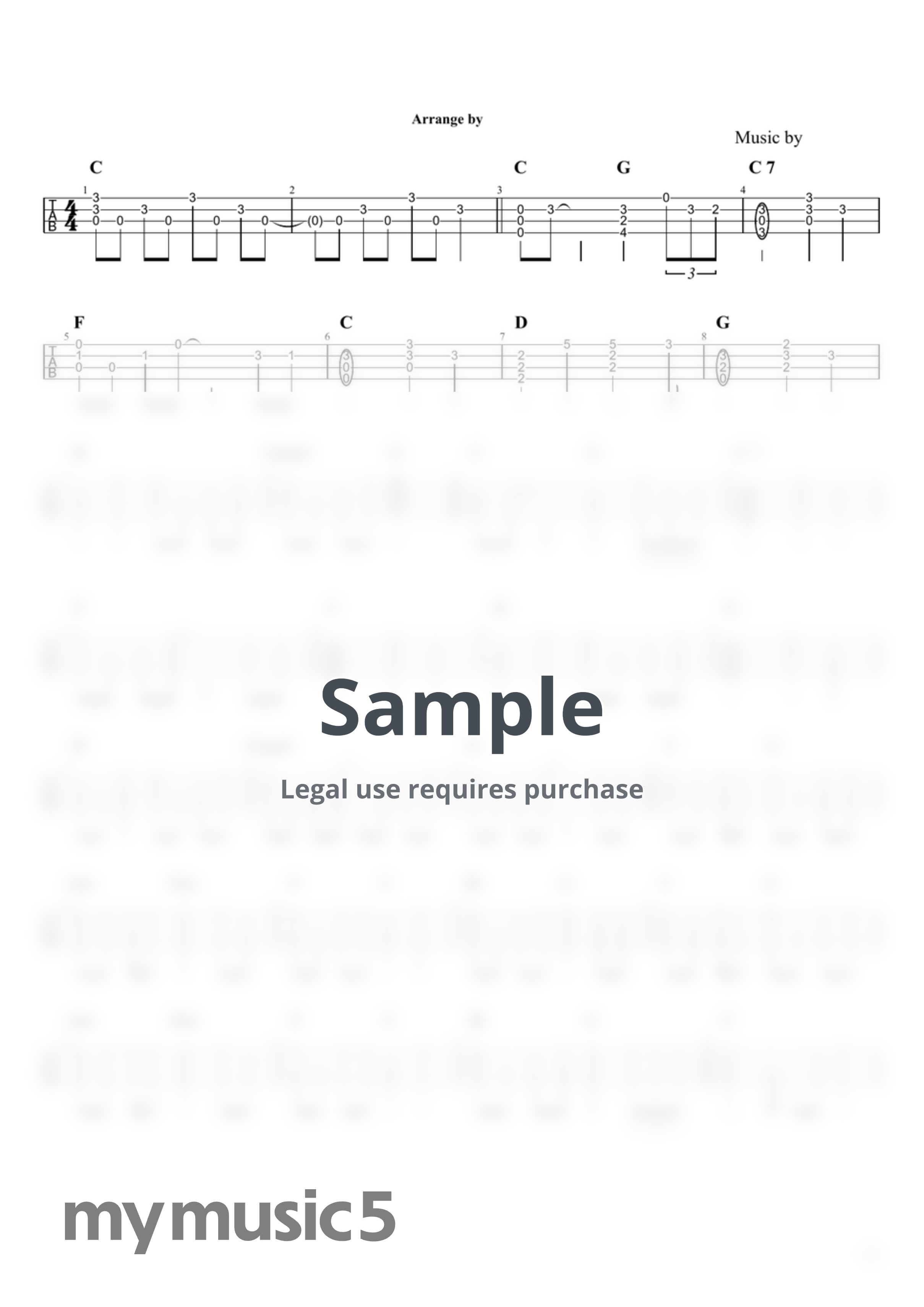 村井邦彦 - 翼をください (Solo Ukulele / High-G) by 浩成