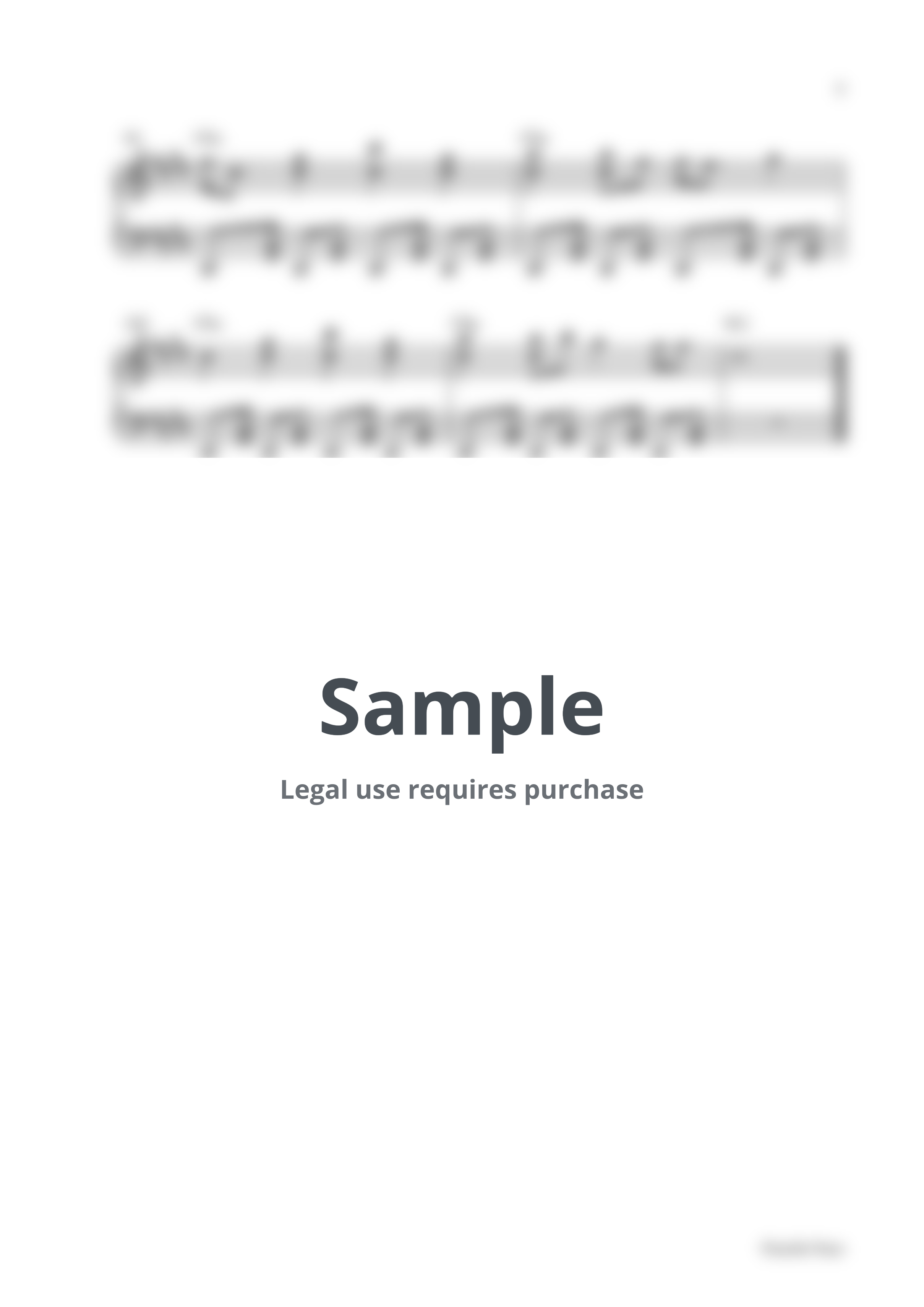 KPop Demon Hunters - Takedown (Piano Sheet) by Pianella Piano