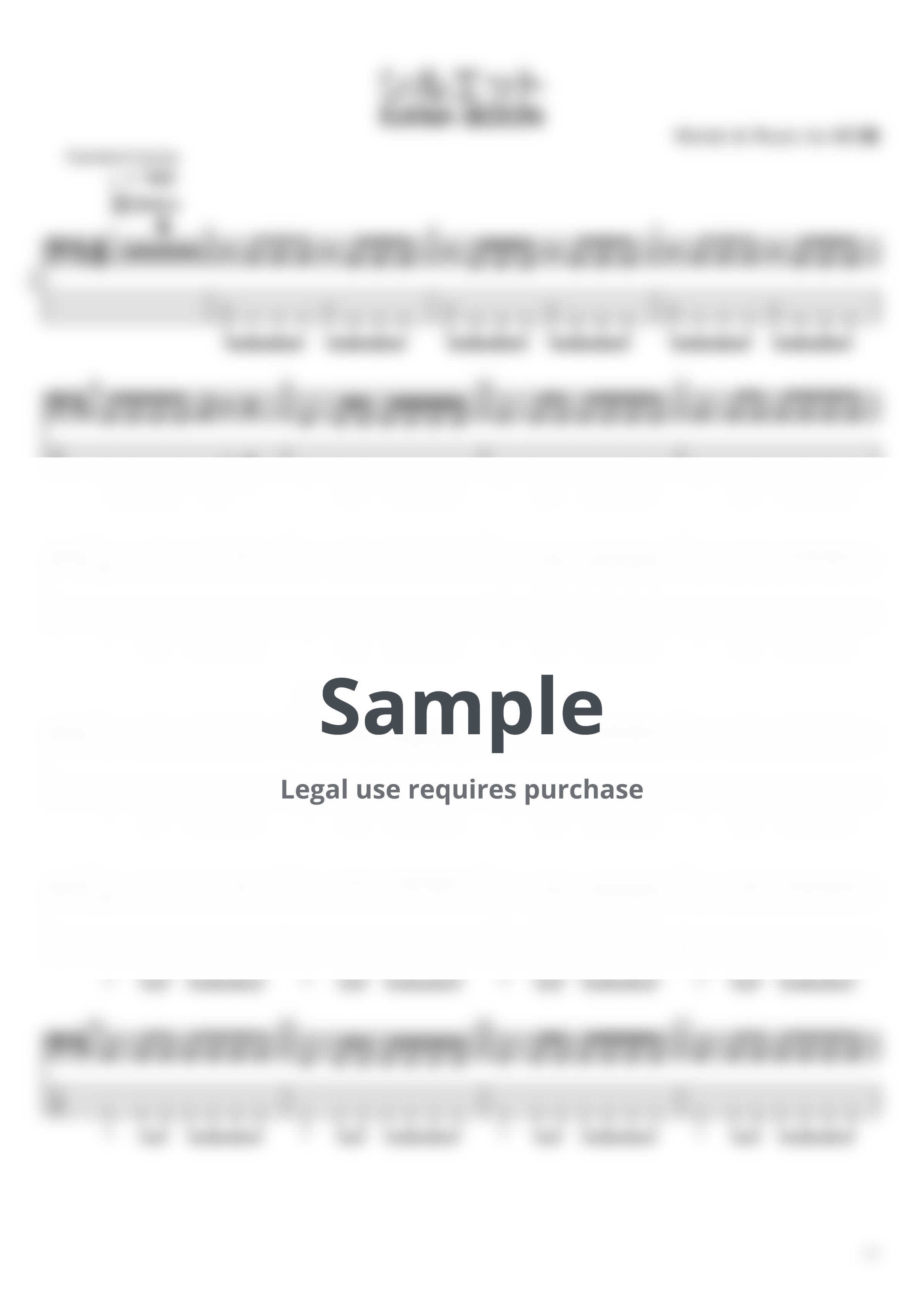 KANA-BOON - KANA-BOON ベースTAB譜面 5曲セット集Ⅰ by たぶべー