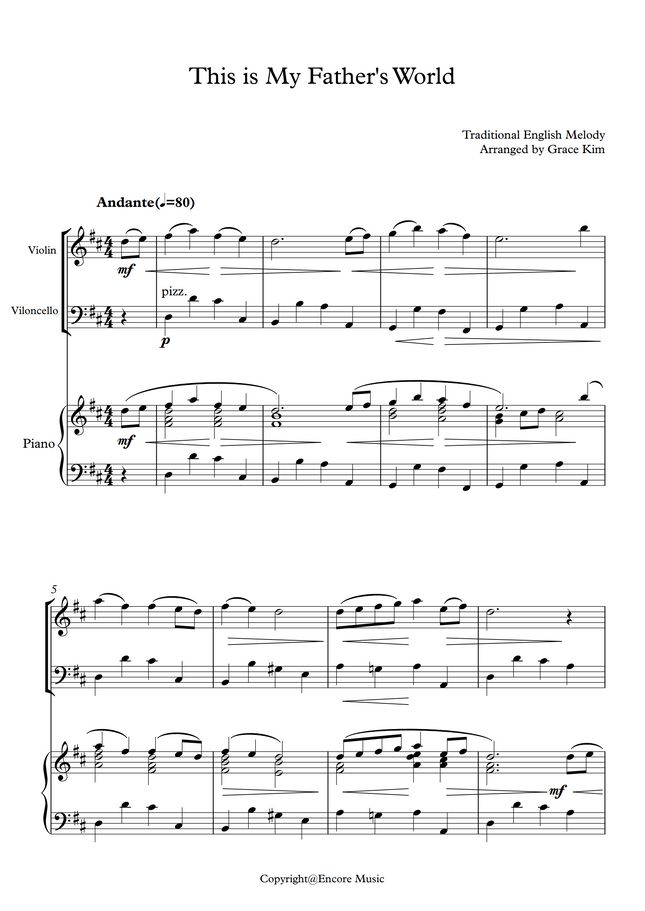 Encore Music Sheet Music