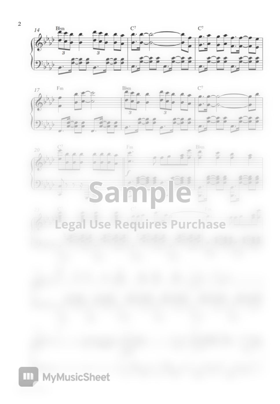 BTS Jimin Filter (Piano Sheet) Sheet by Pianella Piano
