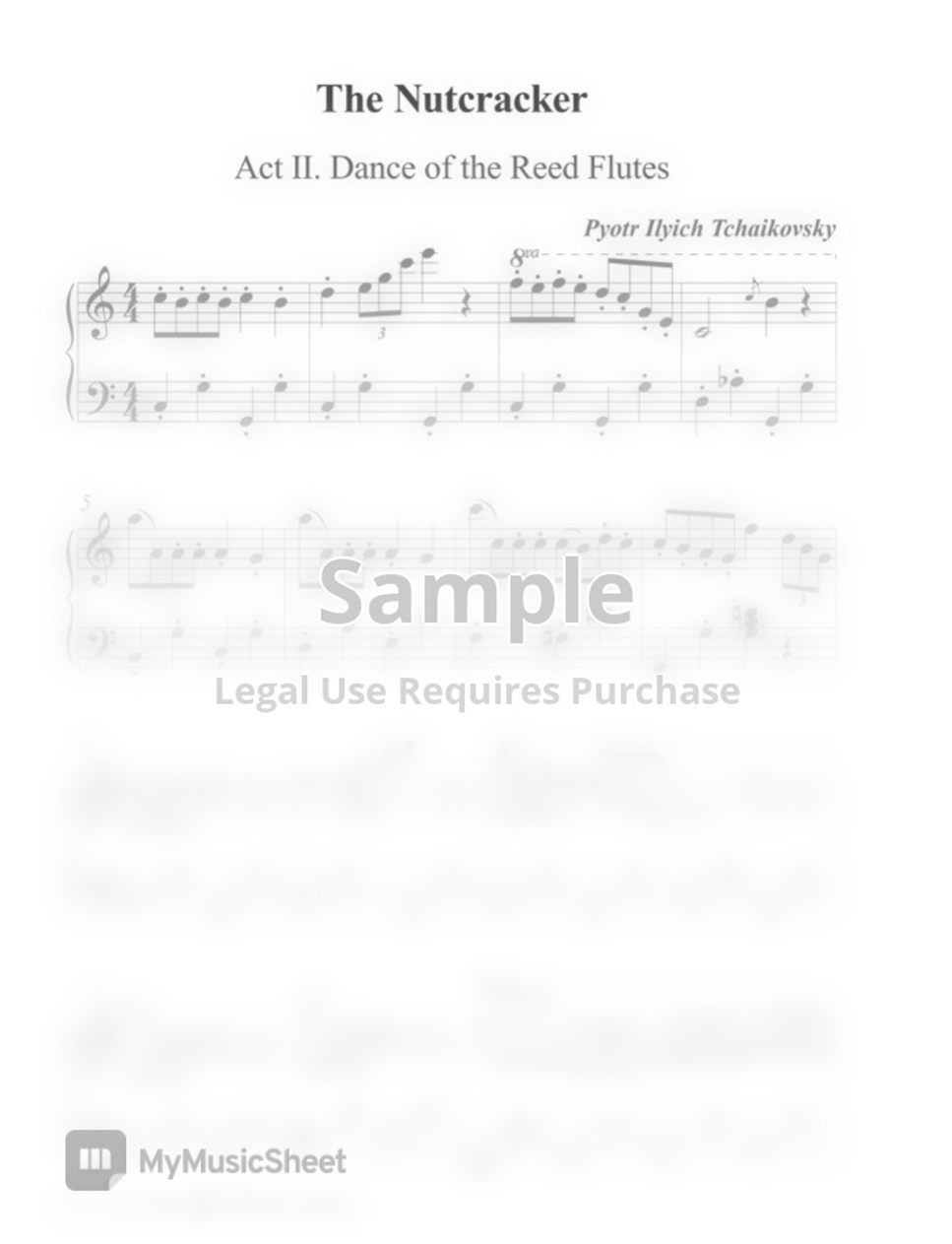 Pyotr Ilyich Tchaikovsky 24. The Nutcracker_Dance of the Reed Flutes (Ballet music, ballet