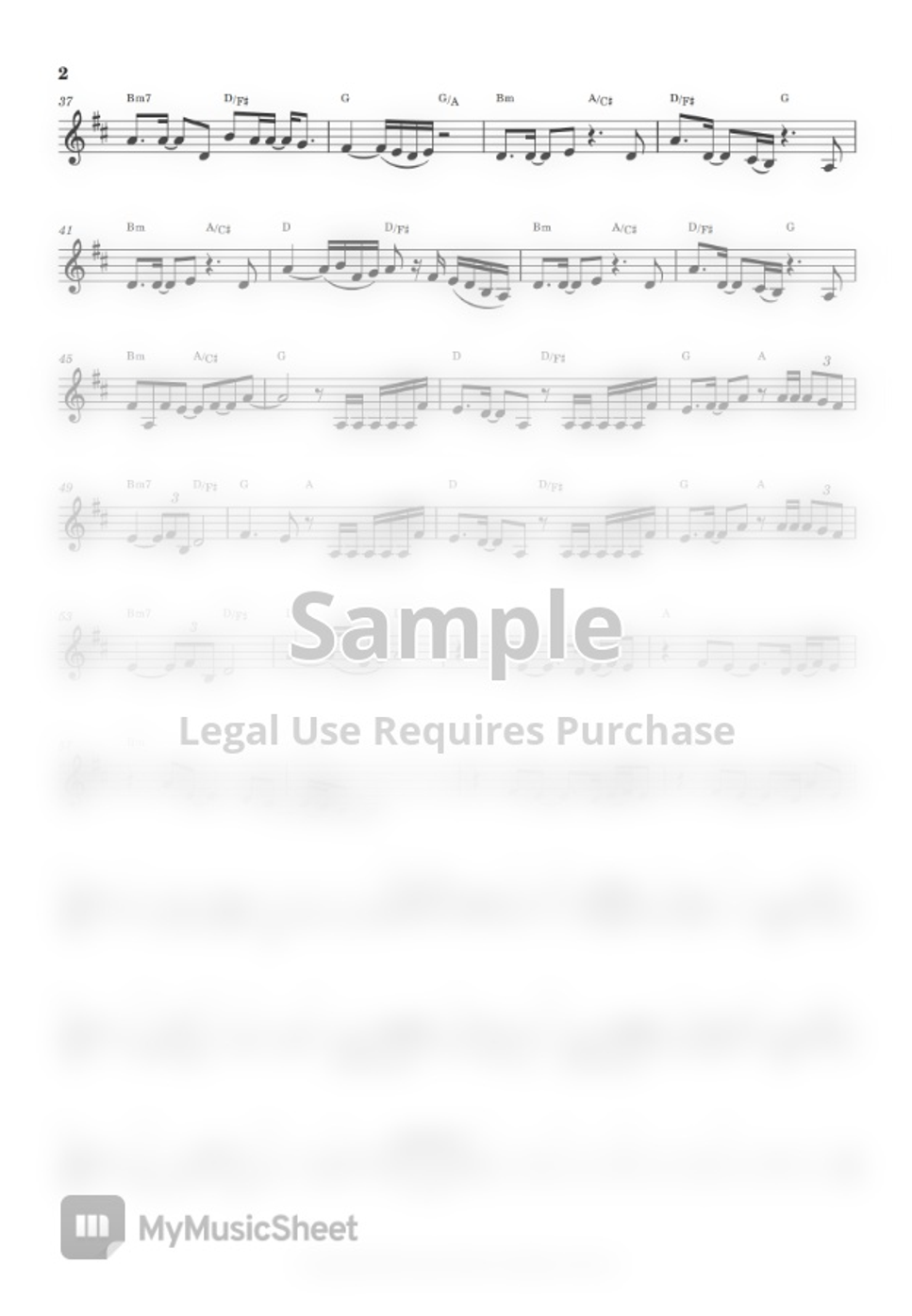 IU 아이유 Strawberry Moon (Flute Sheet Music Easy) 曲谱 by sonye flute