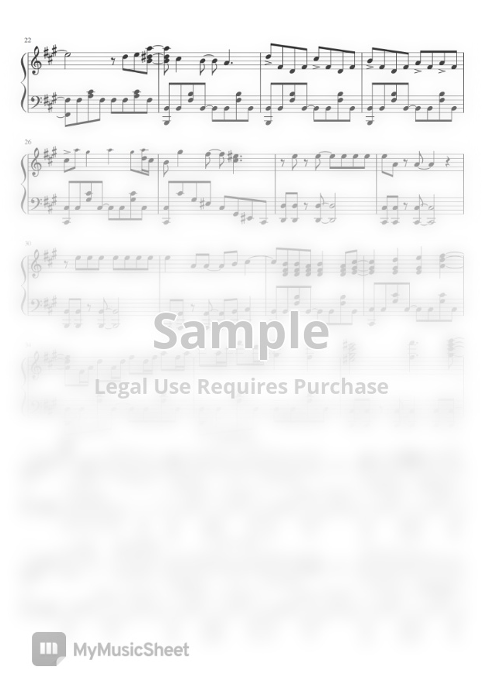 Goose house Your Lie in April OP "Hikaru Nara" by Fonzi M Sheet