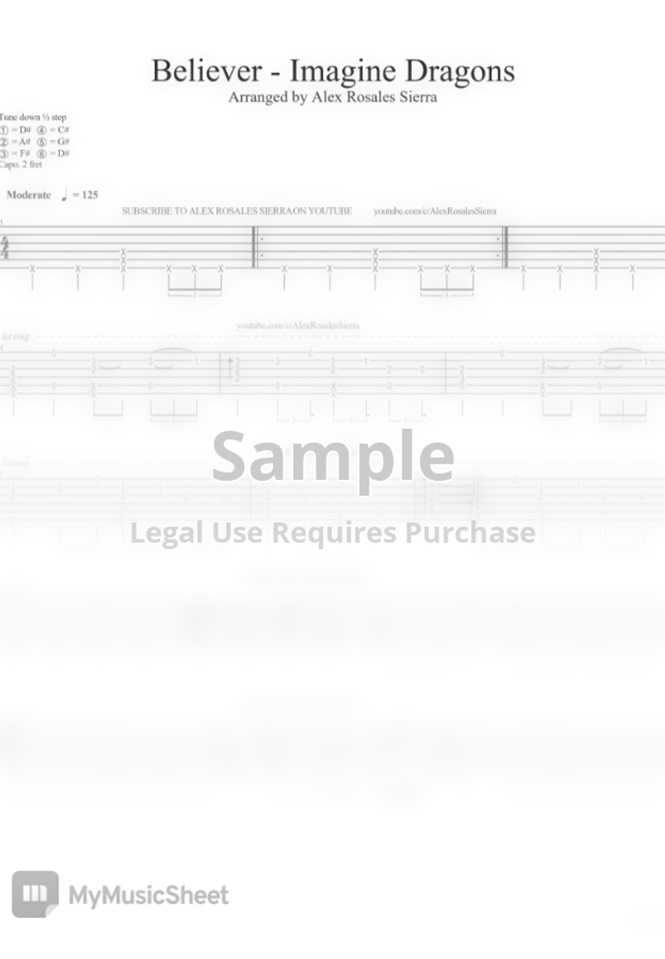 believer fingerstyle guitar