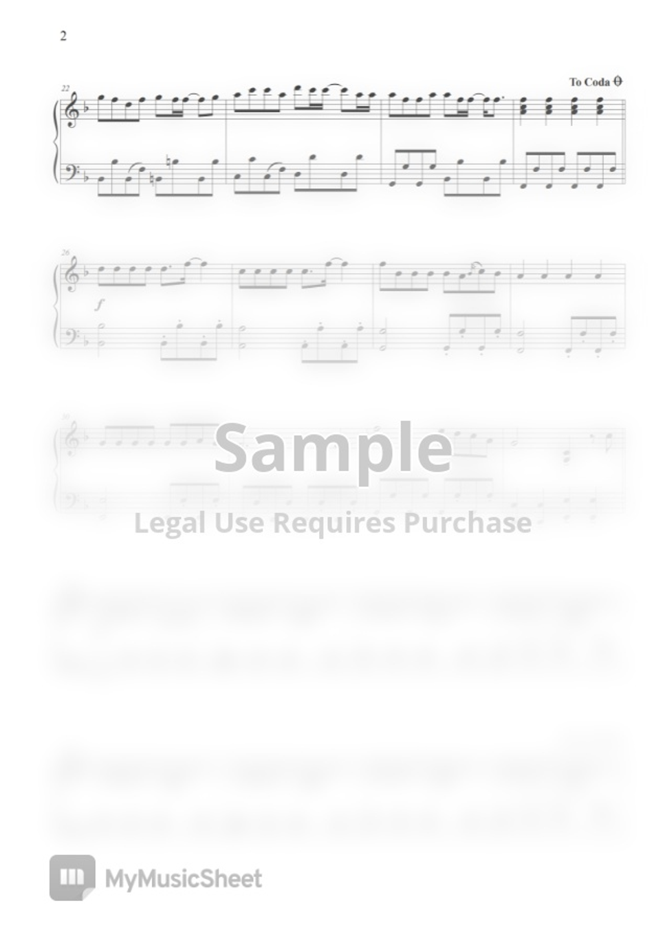 AJR World's Smallest Violin (Easy Version) by THIS IS PIANO Sheet
