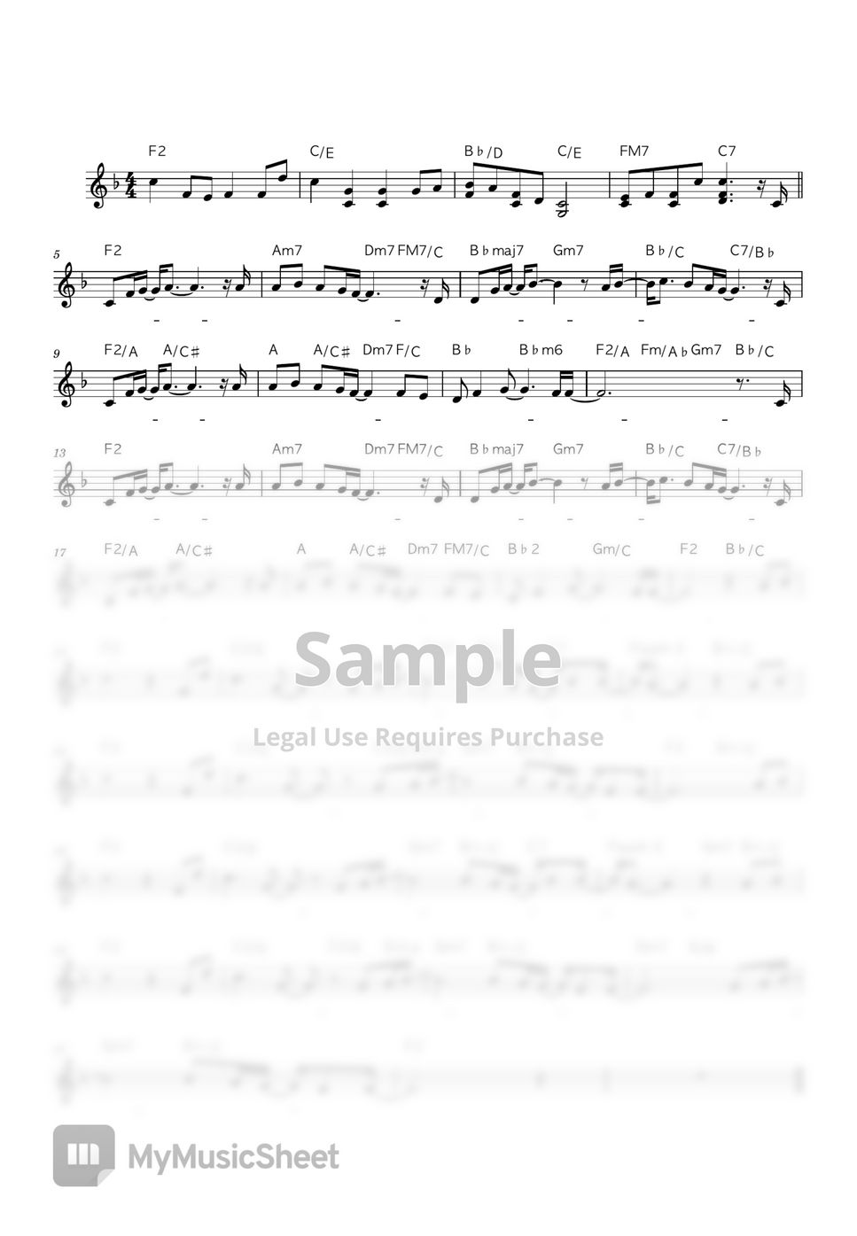 김도훈 보혈을 지나 (F key 멜로디악보) Nuty by 생명의건반