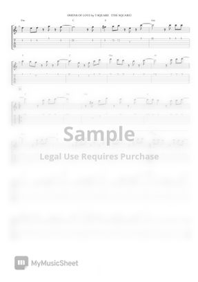 T Square Omens Of Love Sheet Music Sheet Music